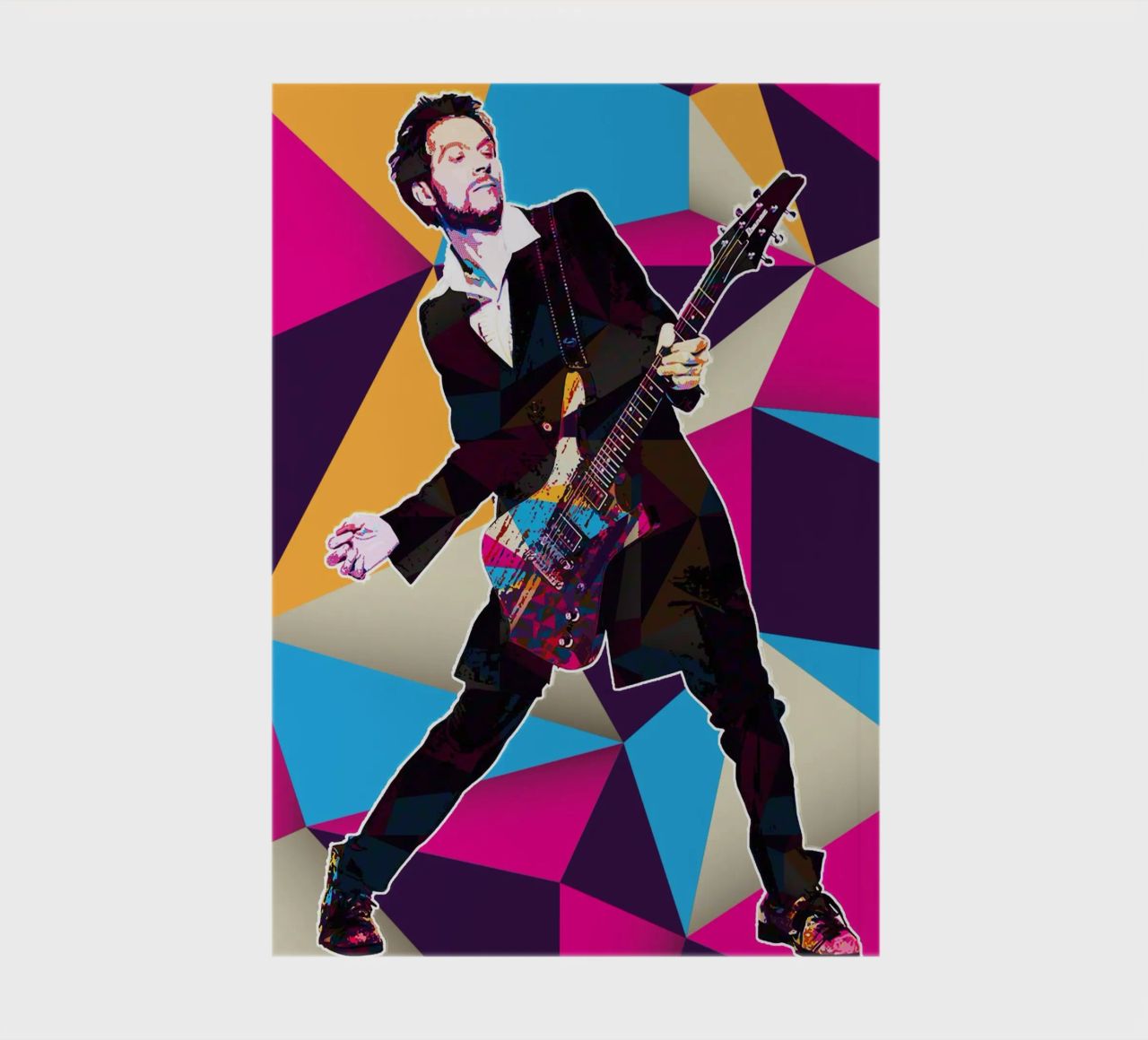 Art of Paul Gilbert notebook by neonartroom