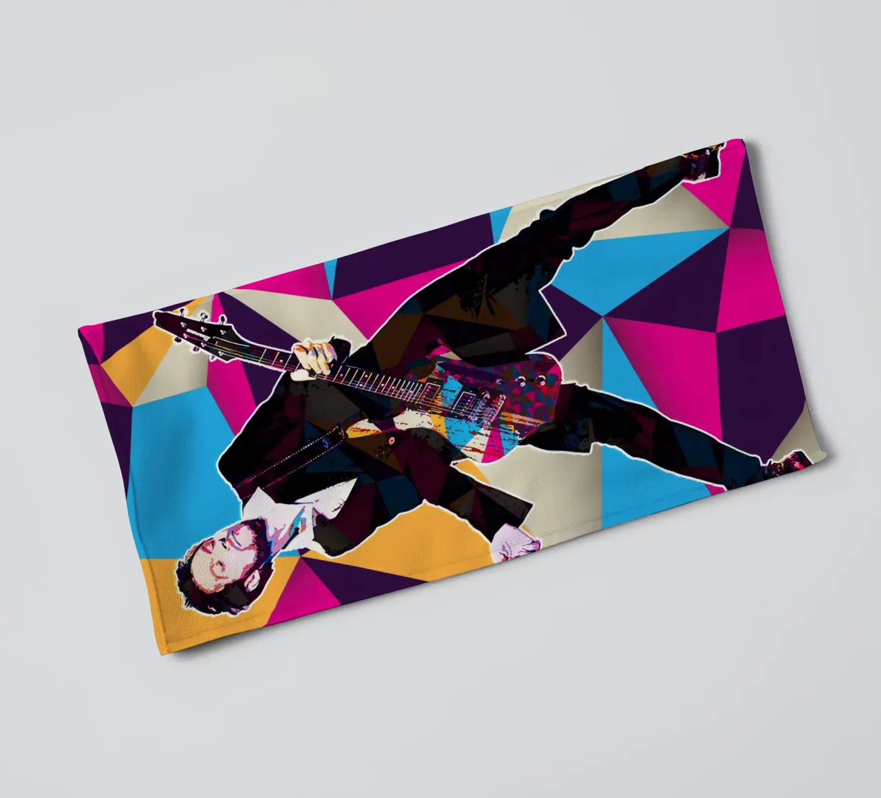 Arte de Paul Gilbert toalla de baño de neonartroom