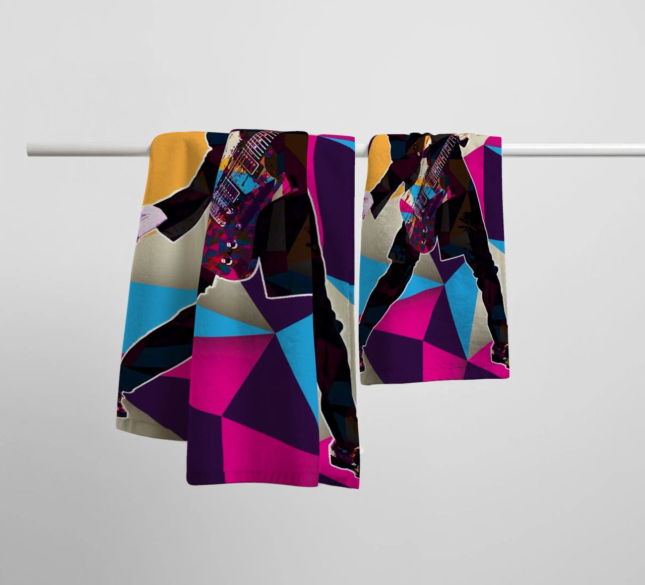 Art of Paul Gilbert towel by neonartroom