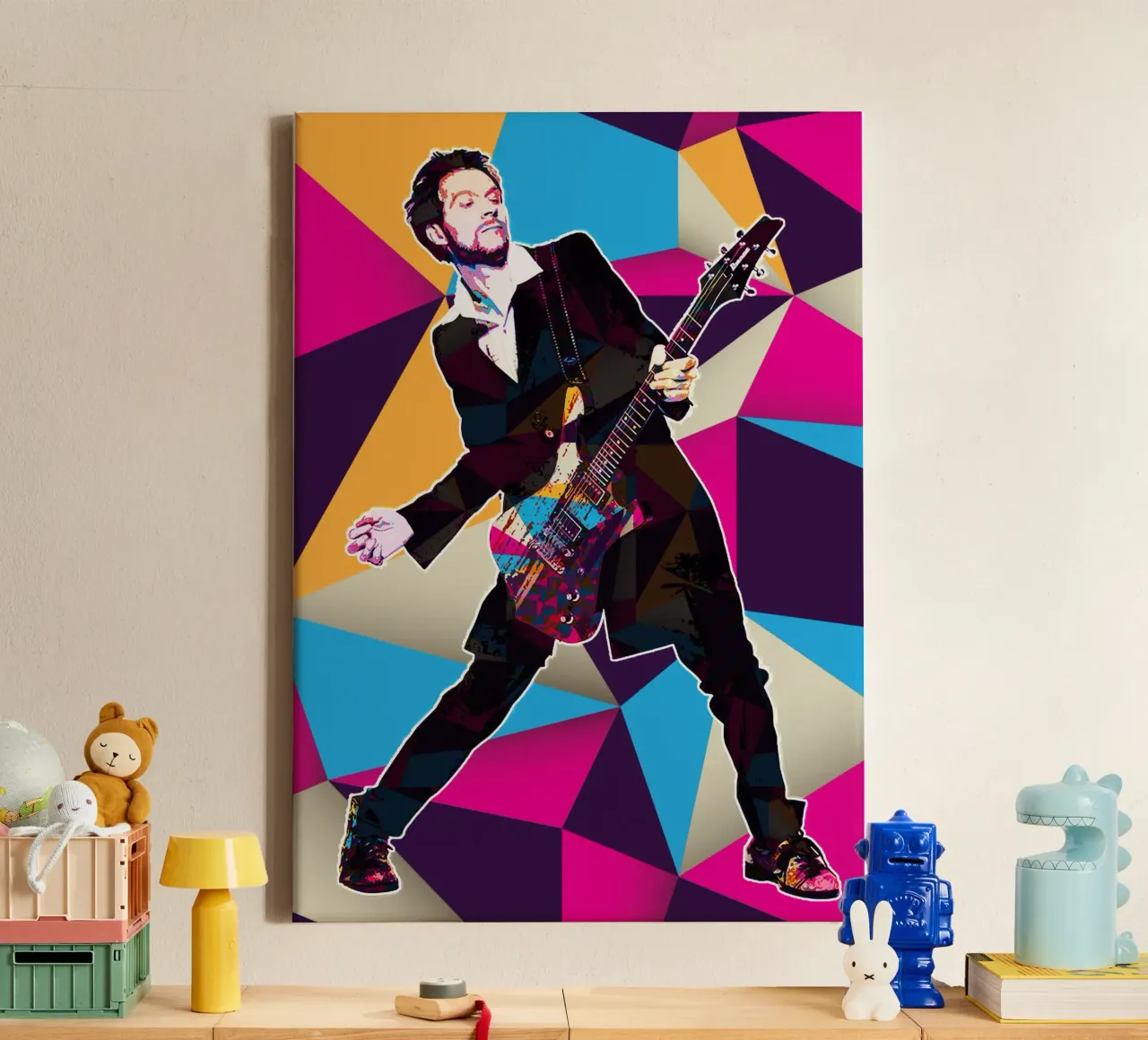 Arte di Paul Gilbert tela da neonartroom