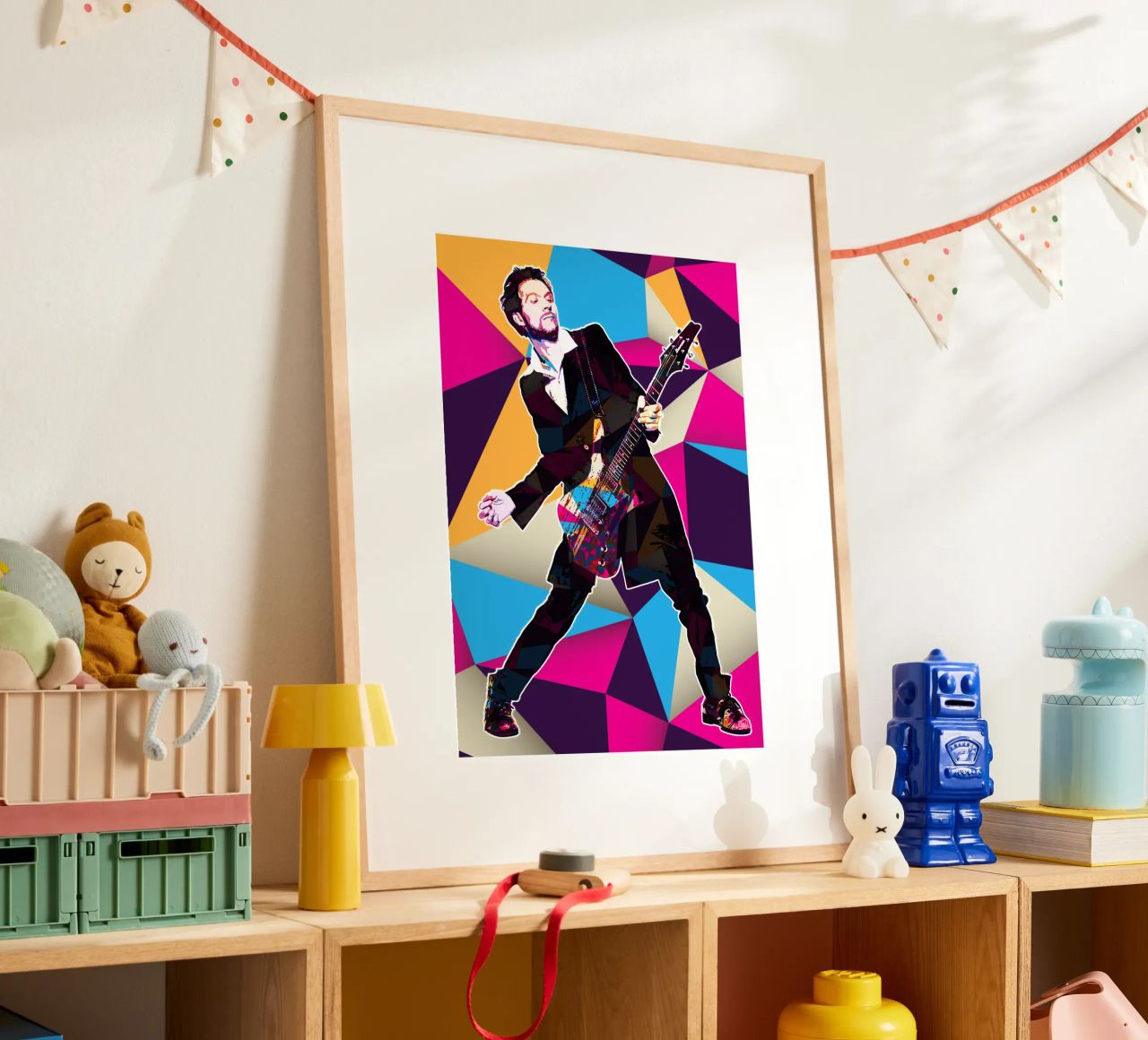 Art of Paul Gilbert poster by neonartroom