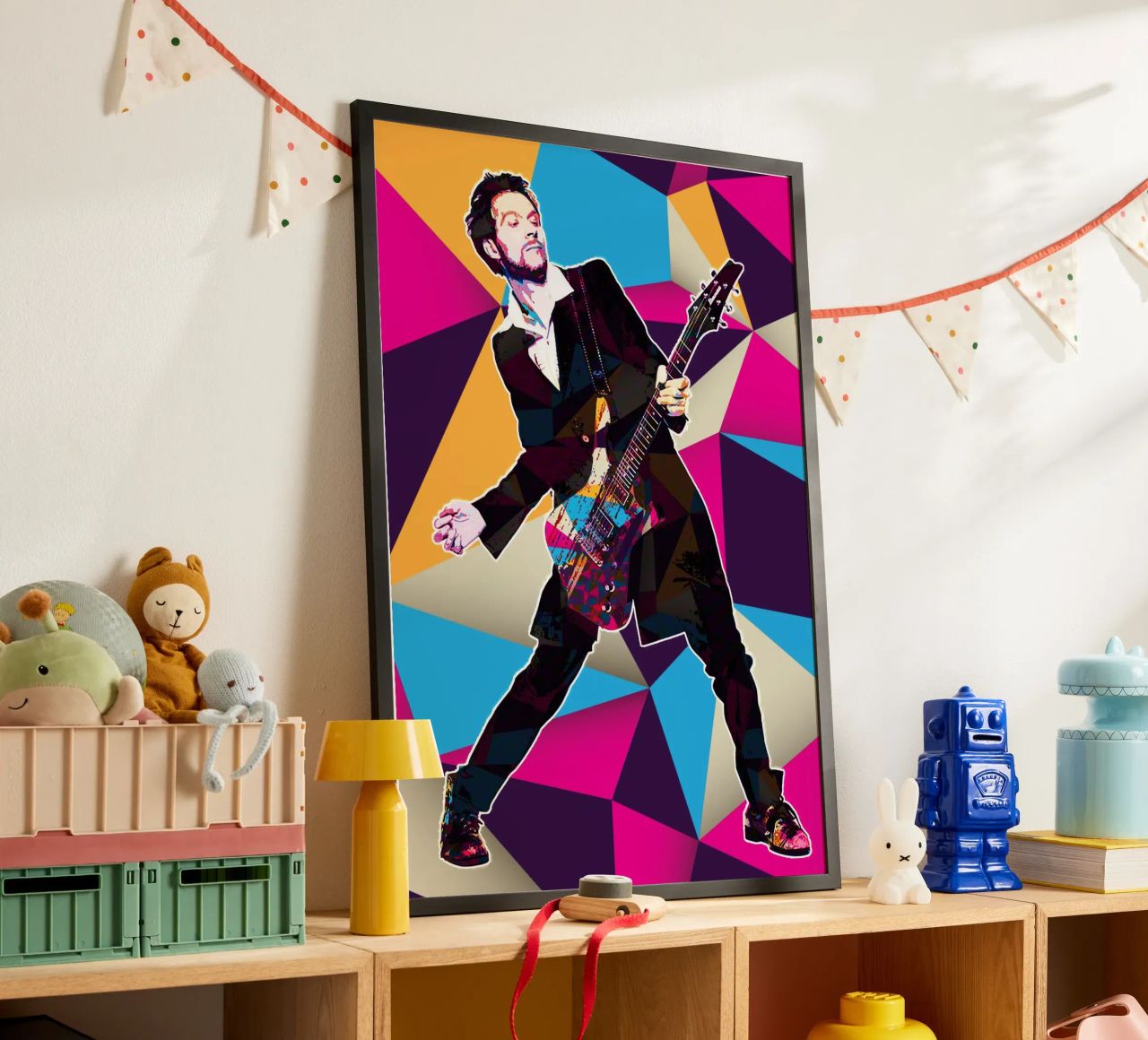 Art of Paul Gilbert poster by neonartroom