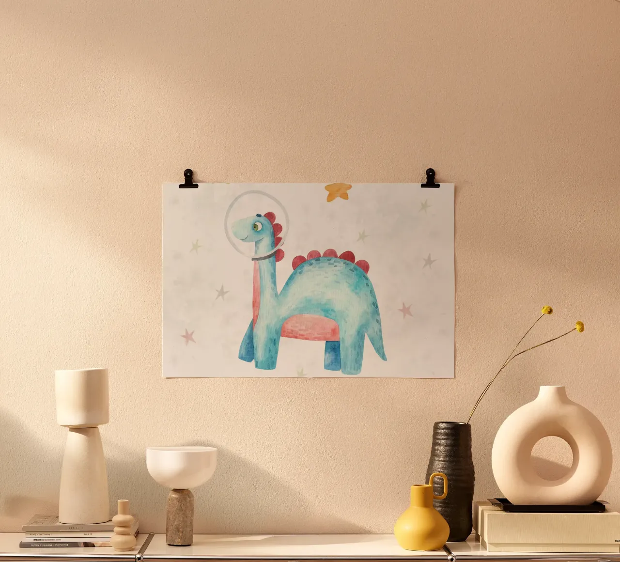 Dinosauro carta hahnemühle da ARTVI-SHOP