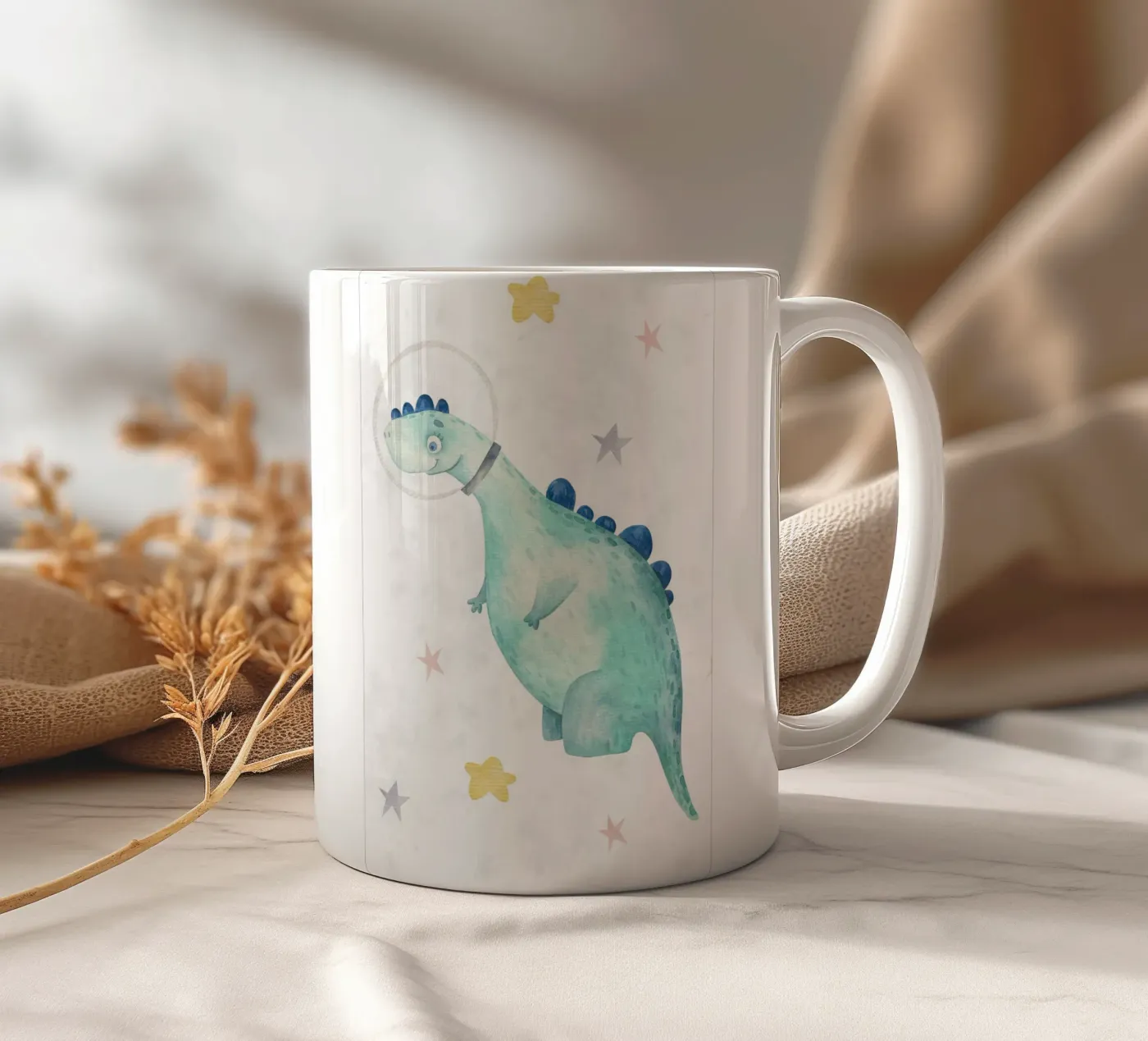 Dinosaur ceramic mug by 🎁 NOBELART