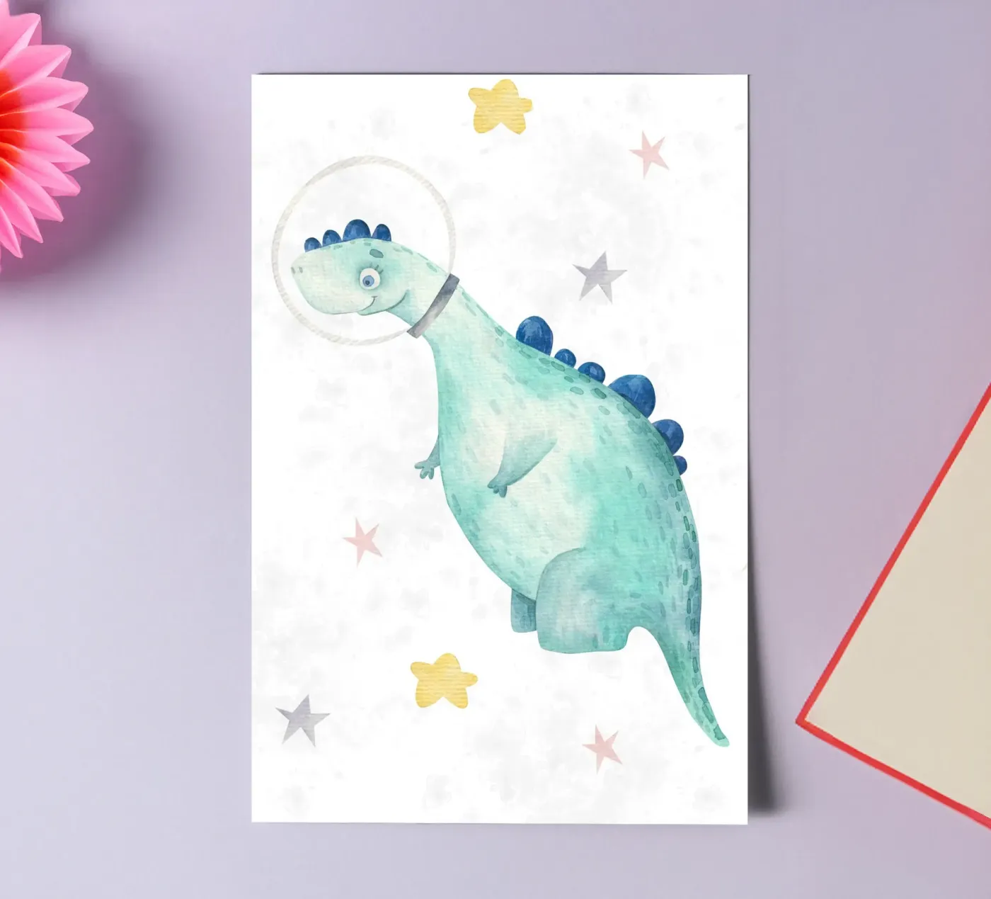 Dinosaur planche autocollant de 🎁 NOBELART