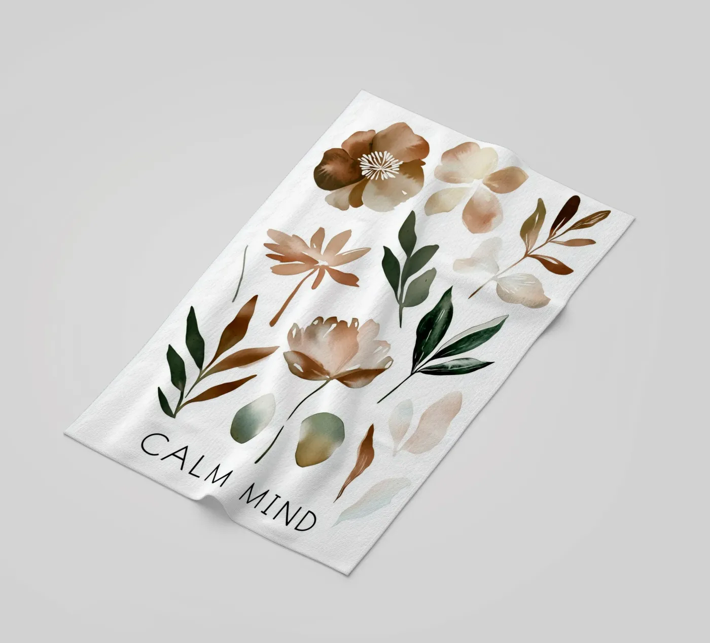 Calm Mind serviette de plage de treechild