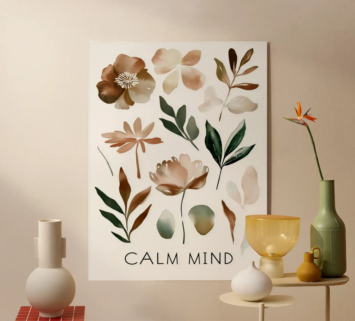 Calm Mind acryl van treechild