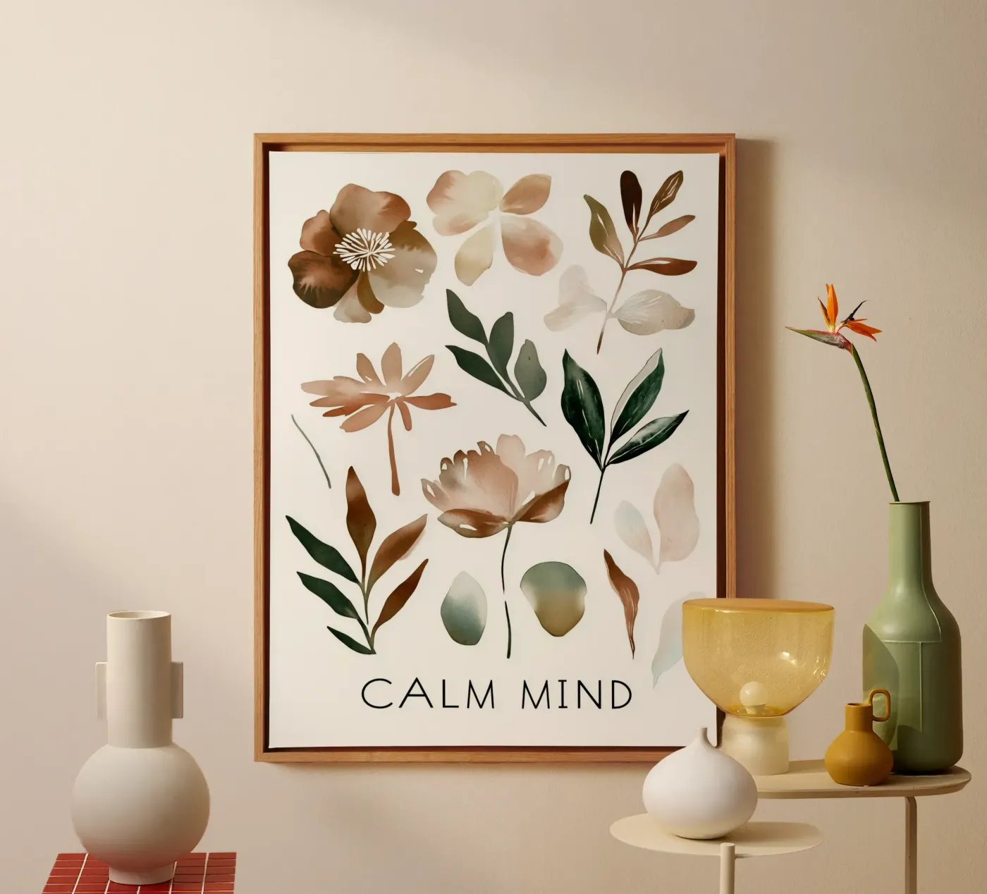 Calm Mind canvas by treechild