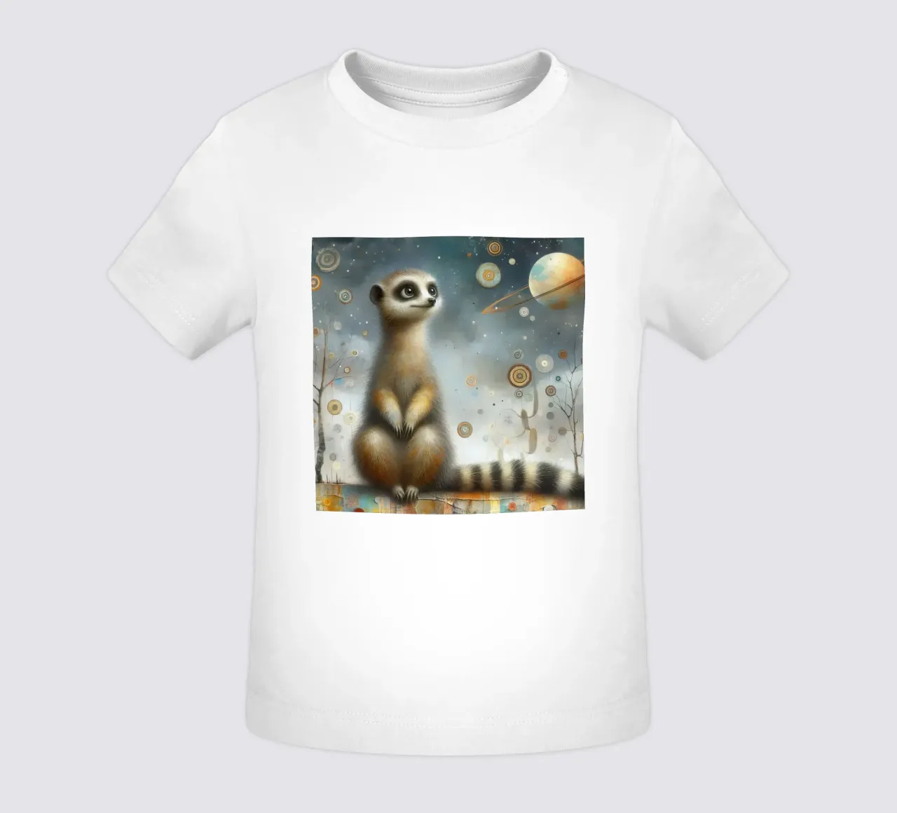 un suricato molto felice maglietta neonato da 🎁 ARTVI-SHOP