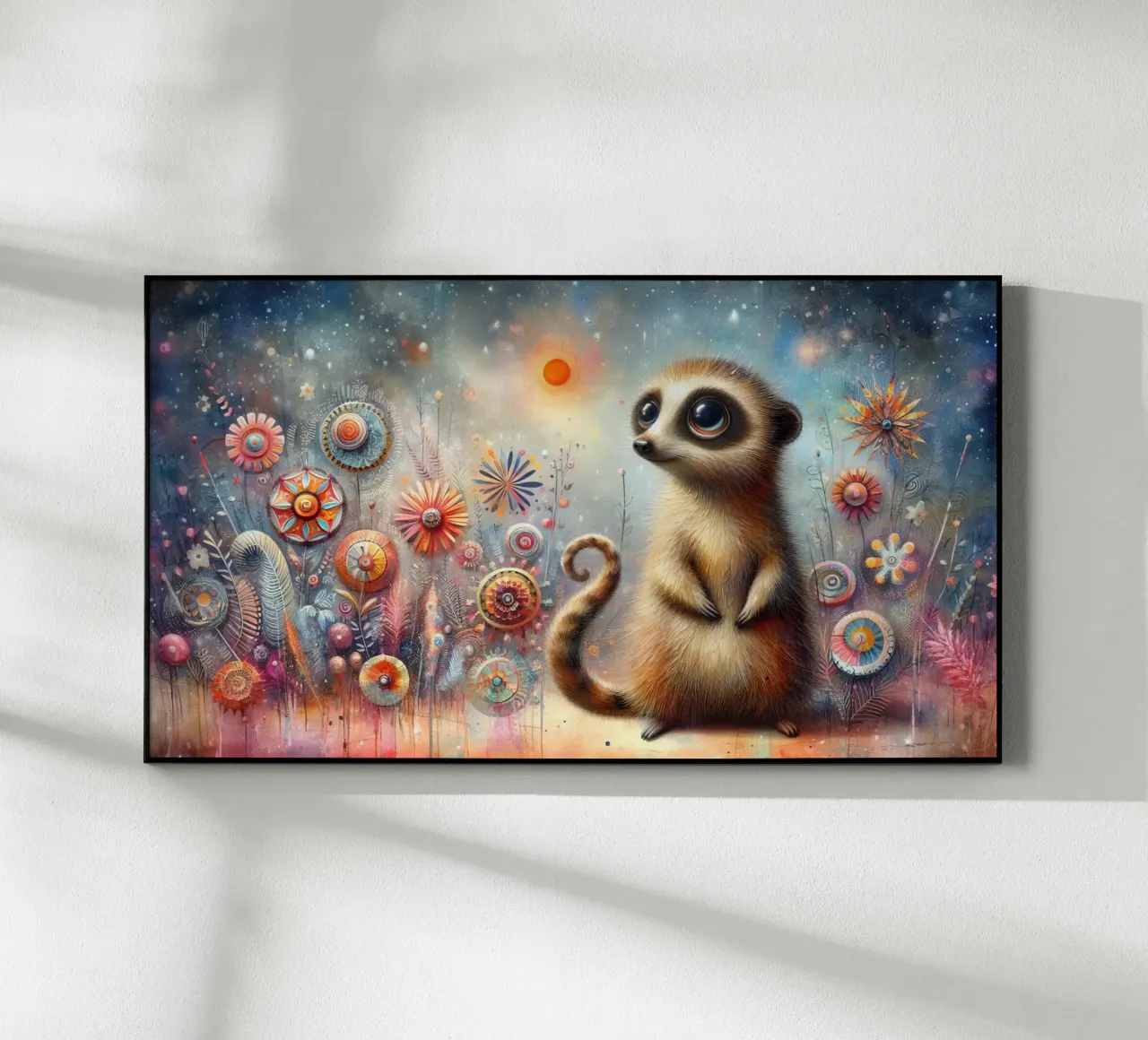 un suricato molto felice plexiglass da 🎁 ARTVI-SHOP