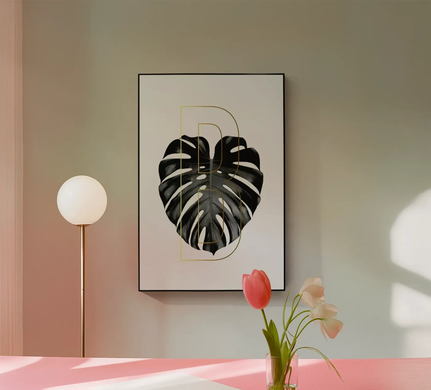 ABC Plants - B Acryl-Glas von typealive