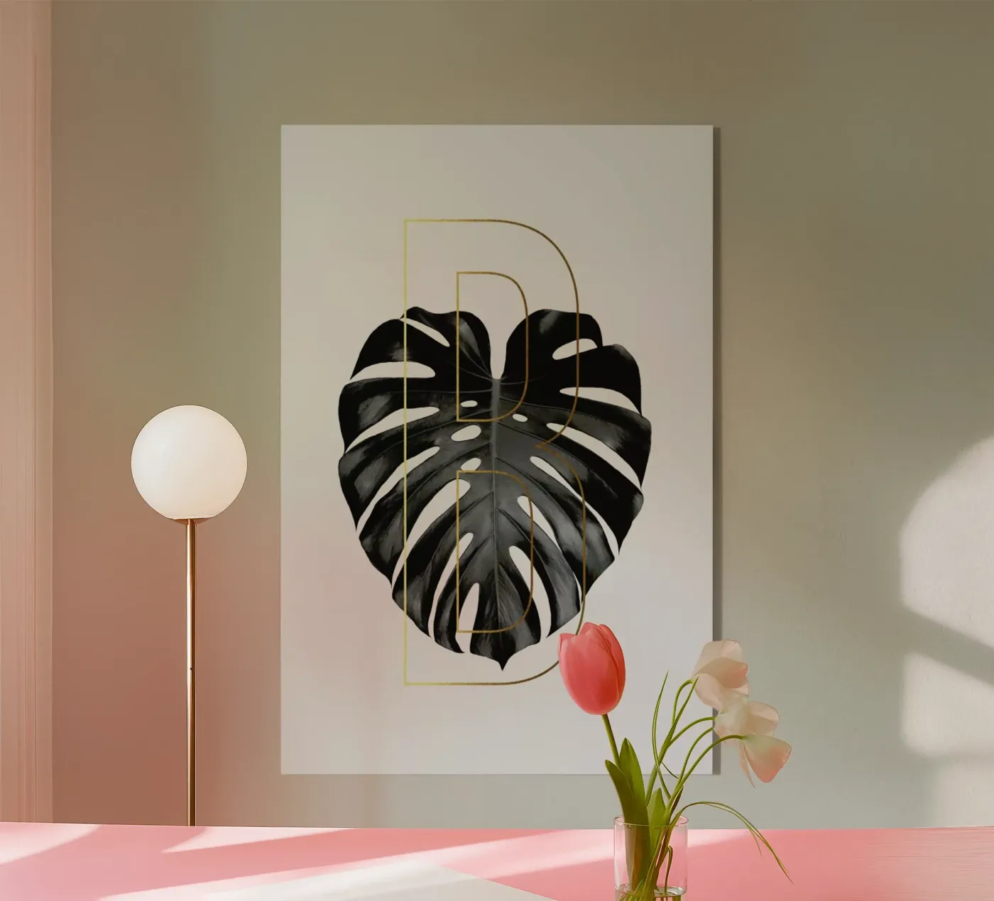 ABC Plants - B Acryl-Glas von typealive