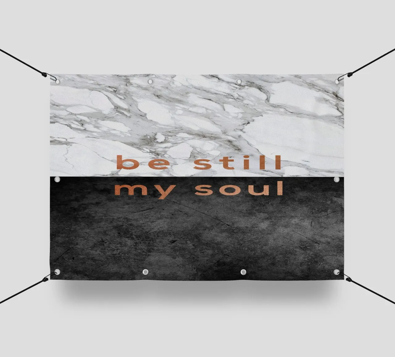 Sii tranquilla, anima mia telo in pvc da Orara Studio