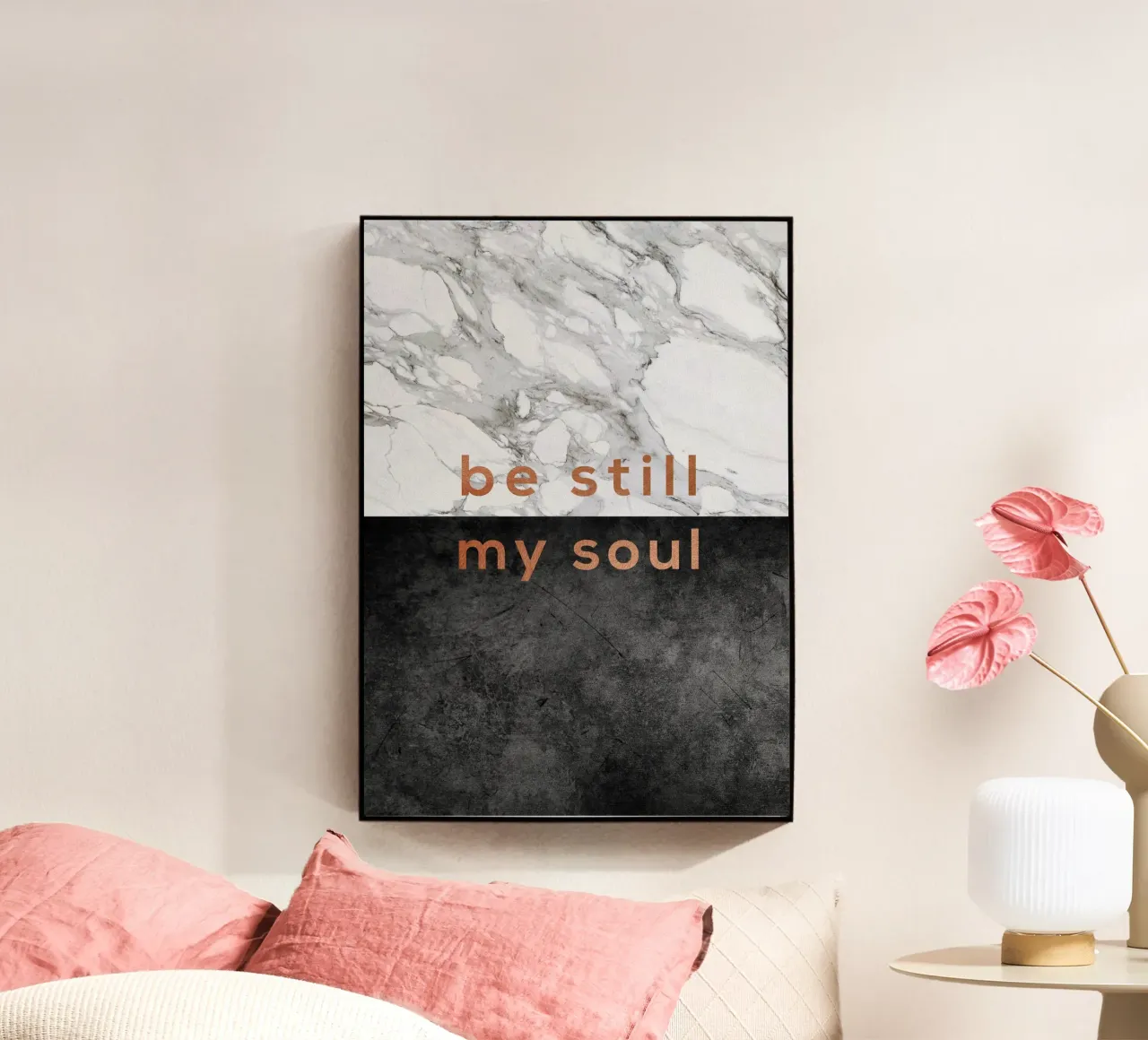 Be Still My Soul acrylic glass by Orara Studio