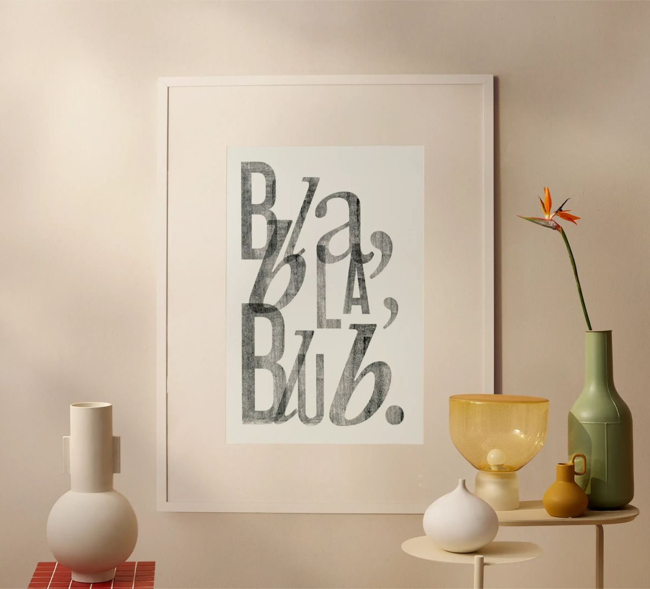 Bla Bla Poster von typealive