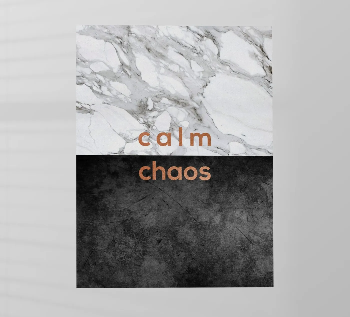 Caos calmo pellicola backlit da Orara Studio