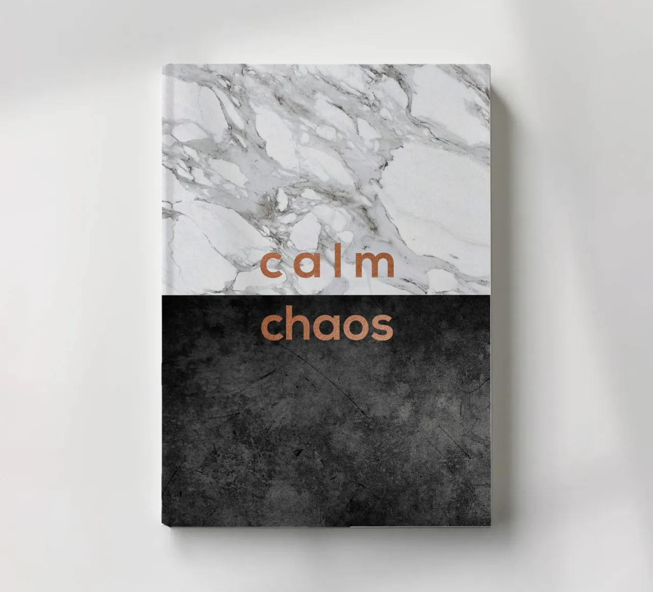 Calm Chaos notebook by Orara Studio