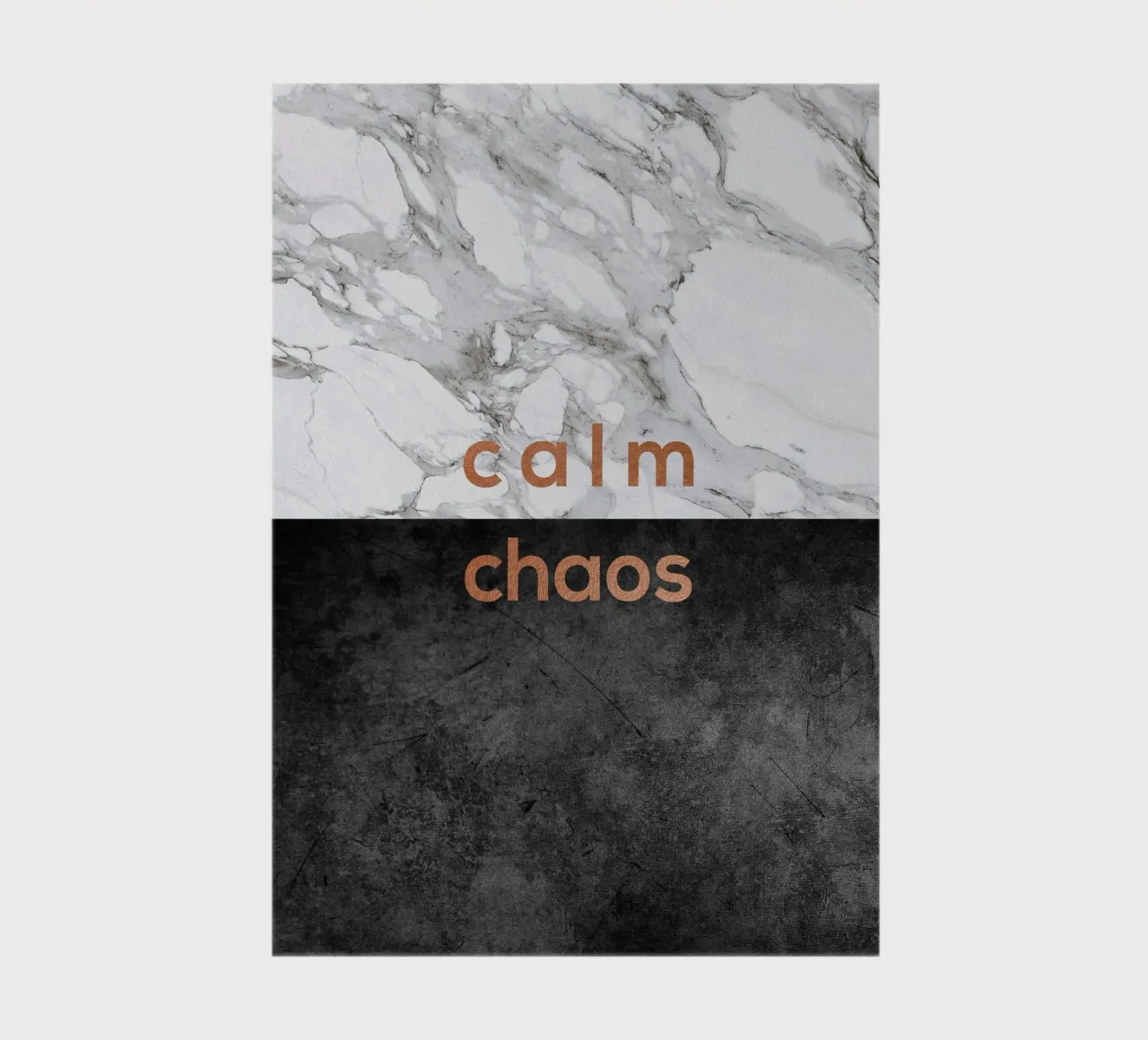 Calm Chaos notebook by Orara Studio