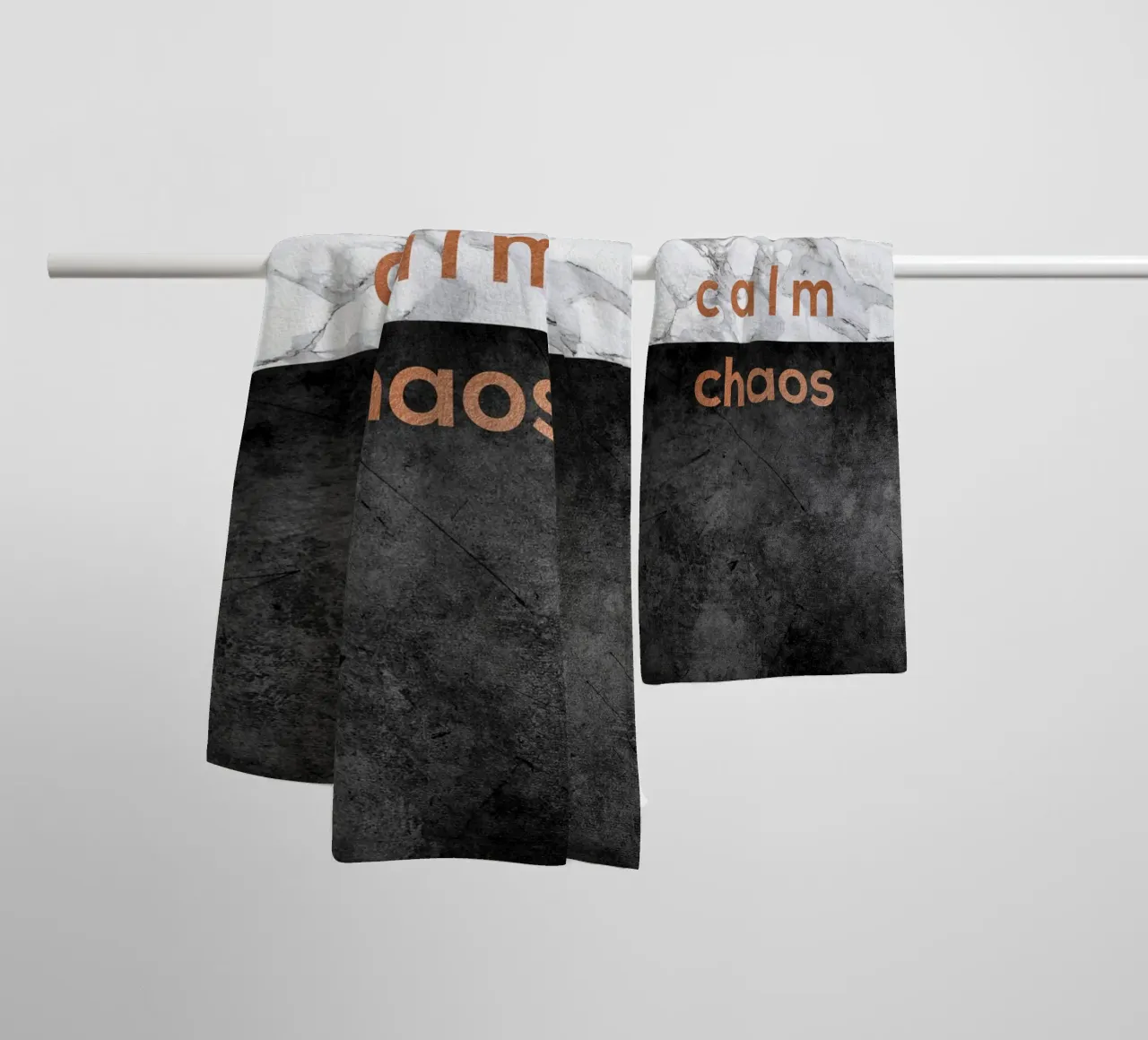 Caos calmo asciugamano da bagno da Orara Studio