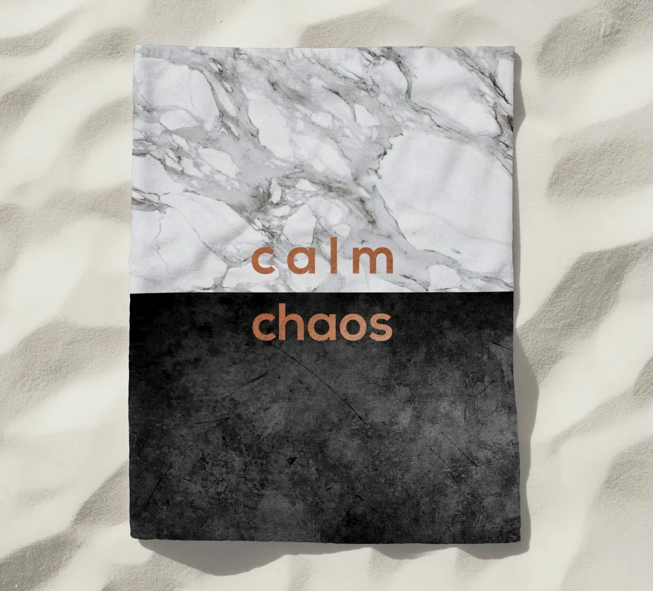 Calm Chaos telo mare da Orara Studio