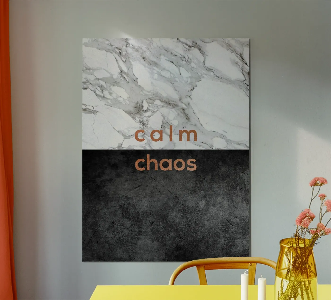 Caos calmo poster da Orara Studio