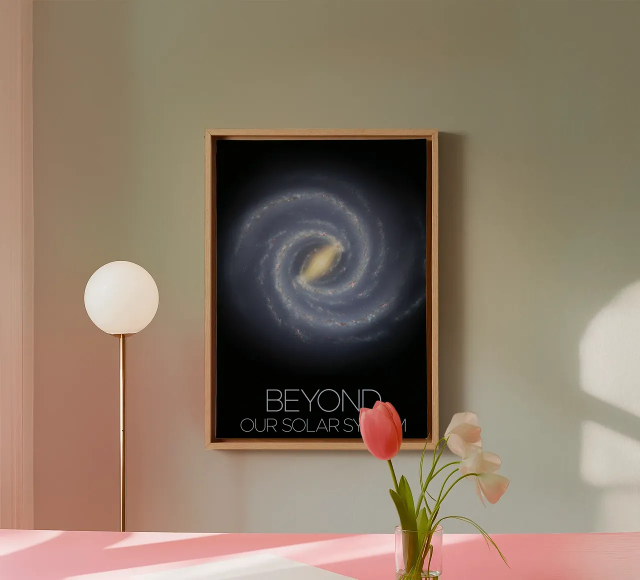 NASA-ruimteposter canvas met Baklijst van 🎁 ARTVI-SHOP