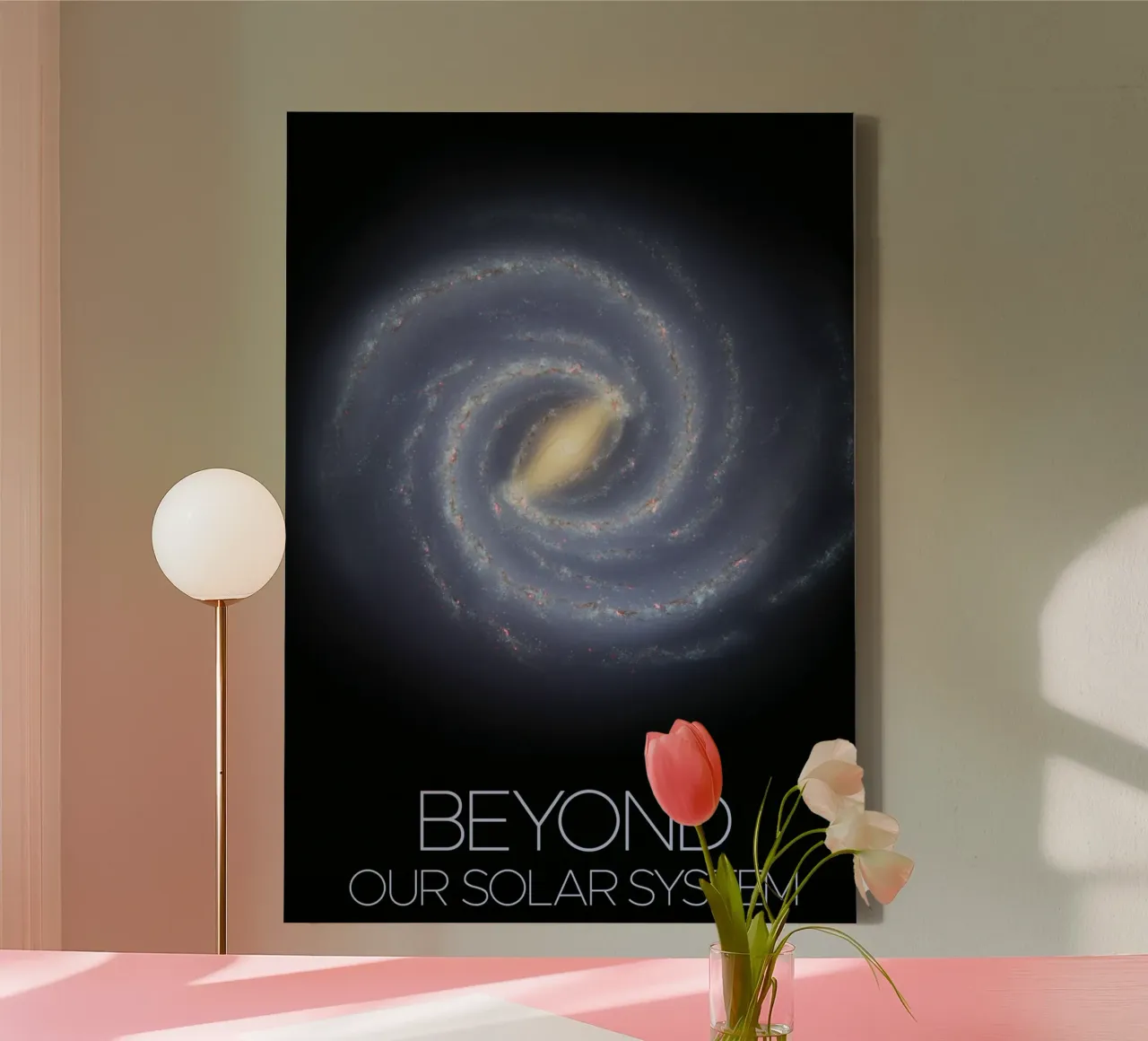 NASA-ruimteposter canvas met Baklijst van 🎁 ARTVI-SHOP