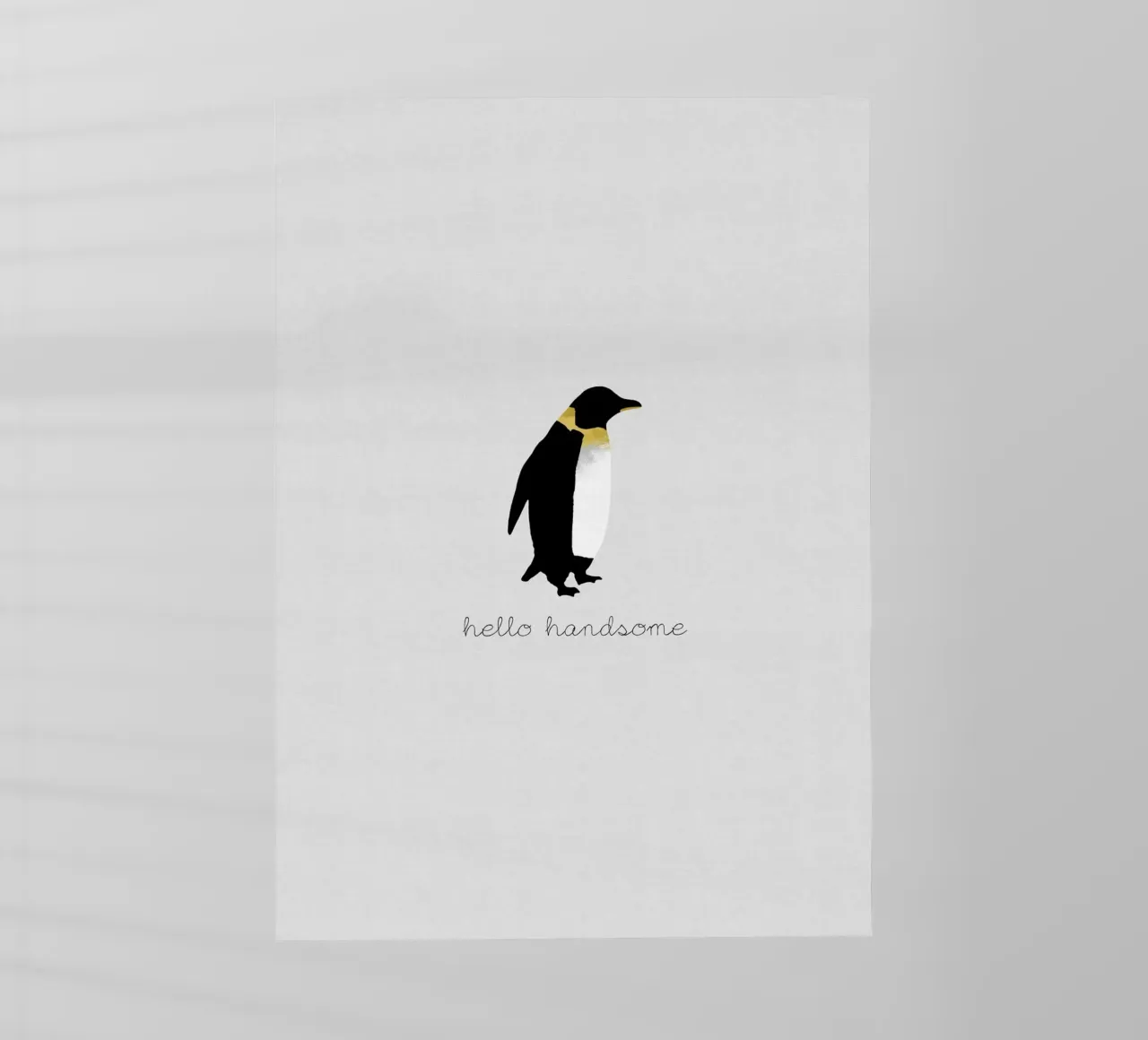 Coppia Citazione Penguin I pellicola backlit da Orara Studio