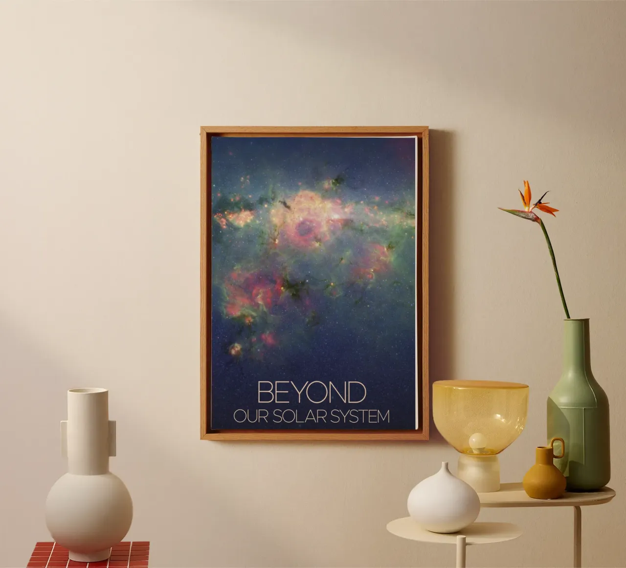 NASA-ruimteposter canvas met Baklijst van 🎁 ARTVI-SHOP