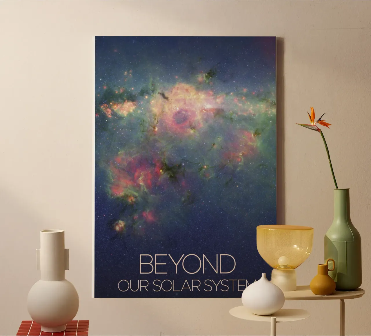 NASA-ruimteposter canvas met Baklijst van 🎁 ARTVI-SHOP