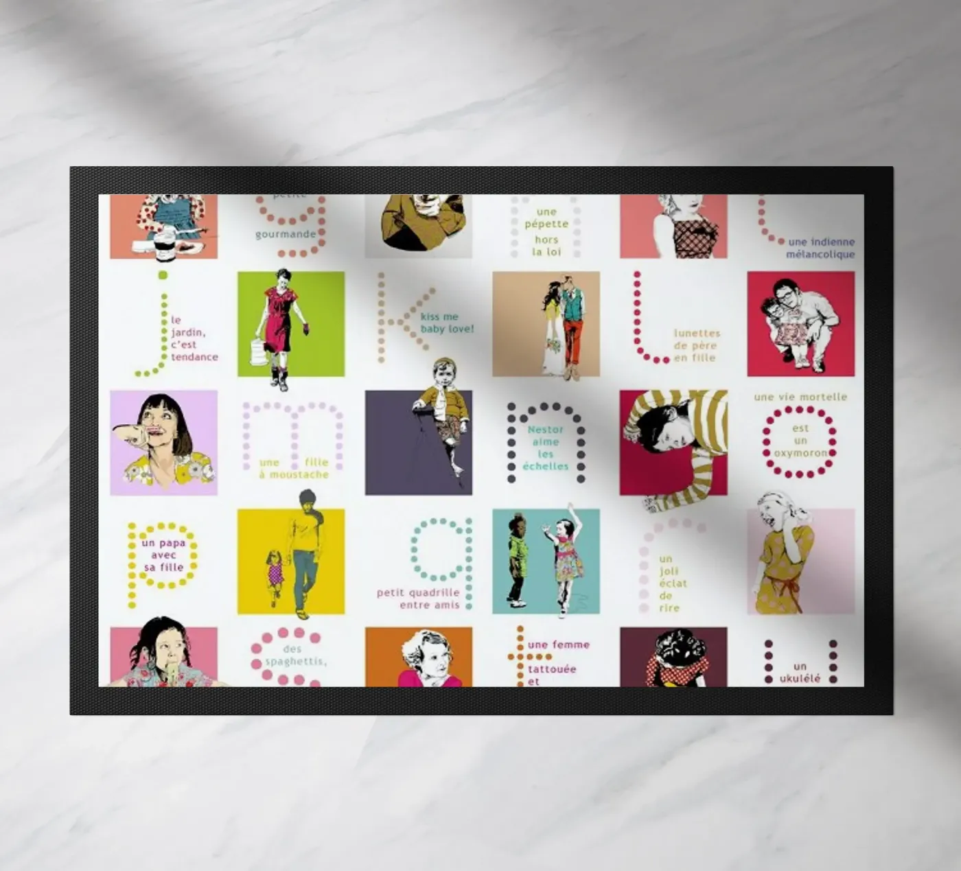 ABCDaire zerbino da La Belette Rose