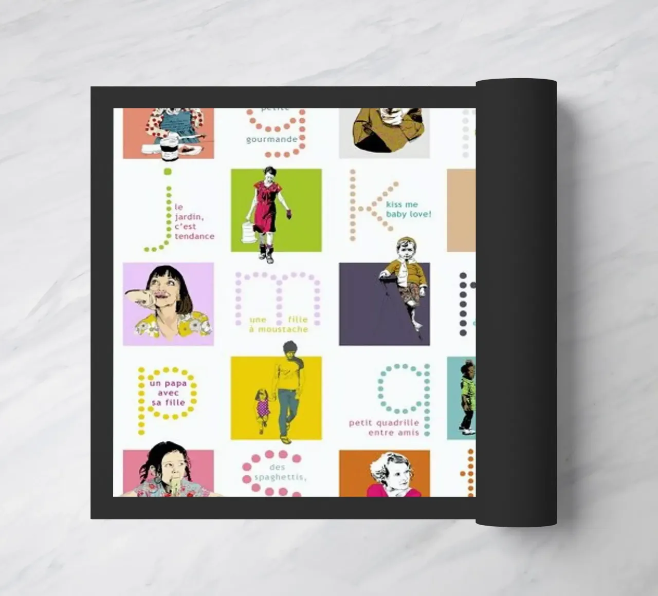 ABCDaire zerbino da La Belette Rose