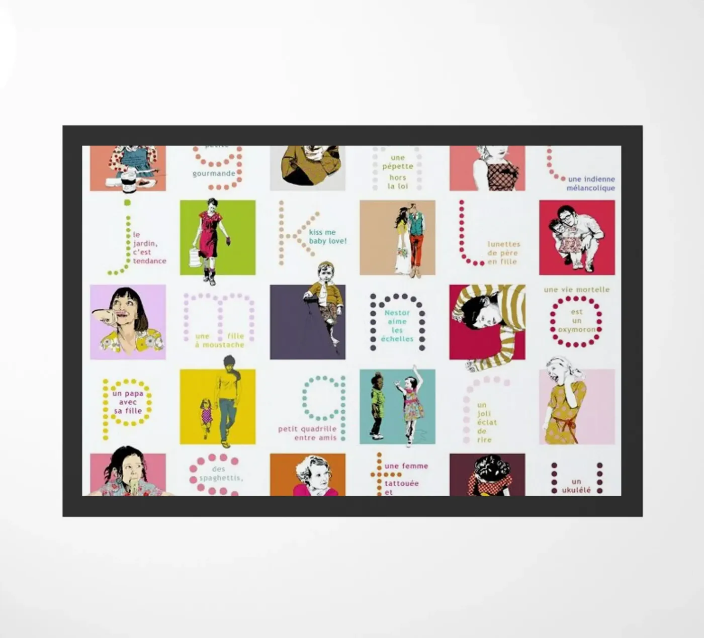 ABCDaire zerbino da La Belette Rose