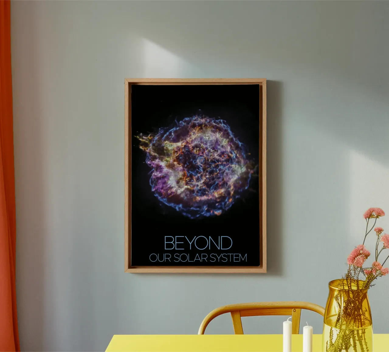 NASA-ruimteposter canvas met Baklijst van 🎁 ARTVI-SHOP