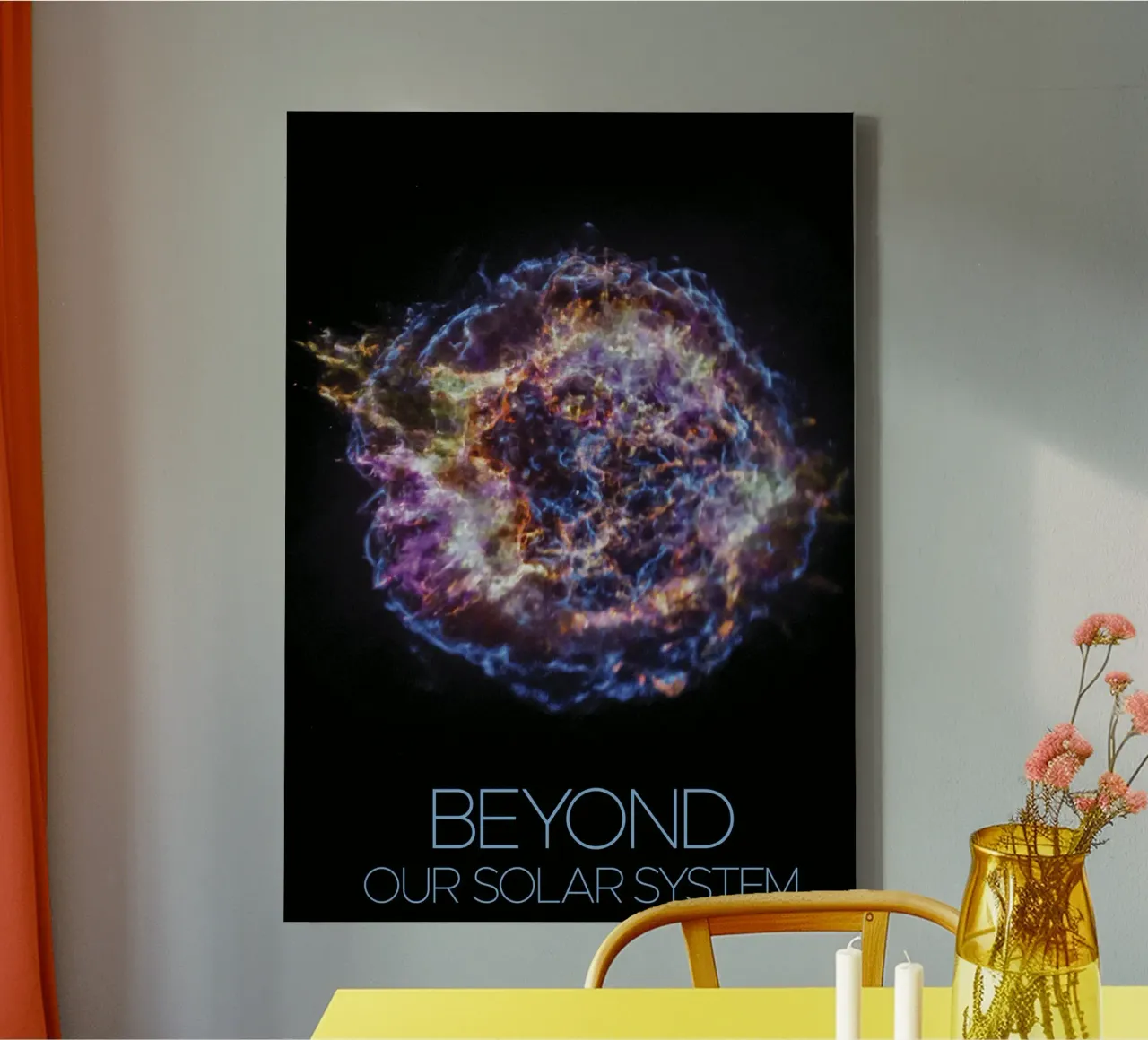 NASA-ruimteposter canvas met Baklijst van 🎁 ARTVI-SHOP