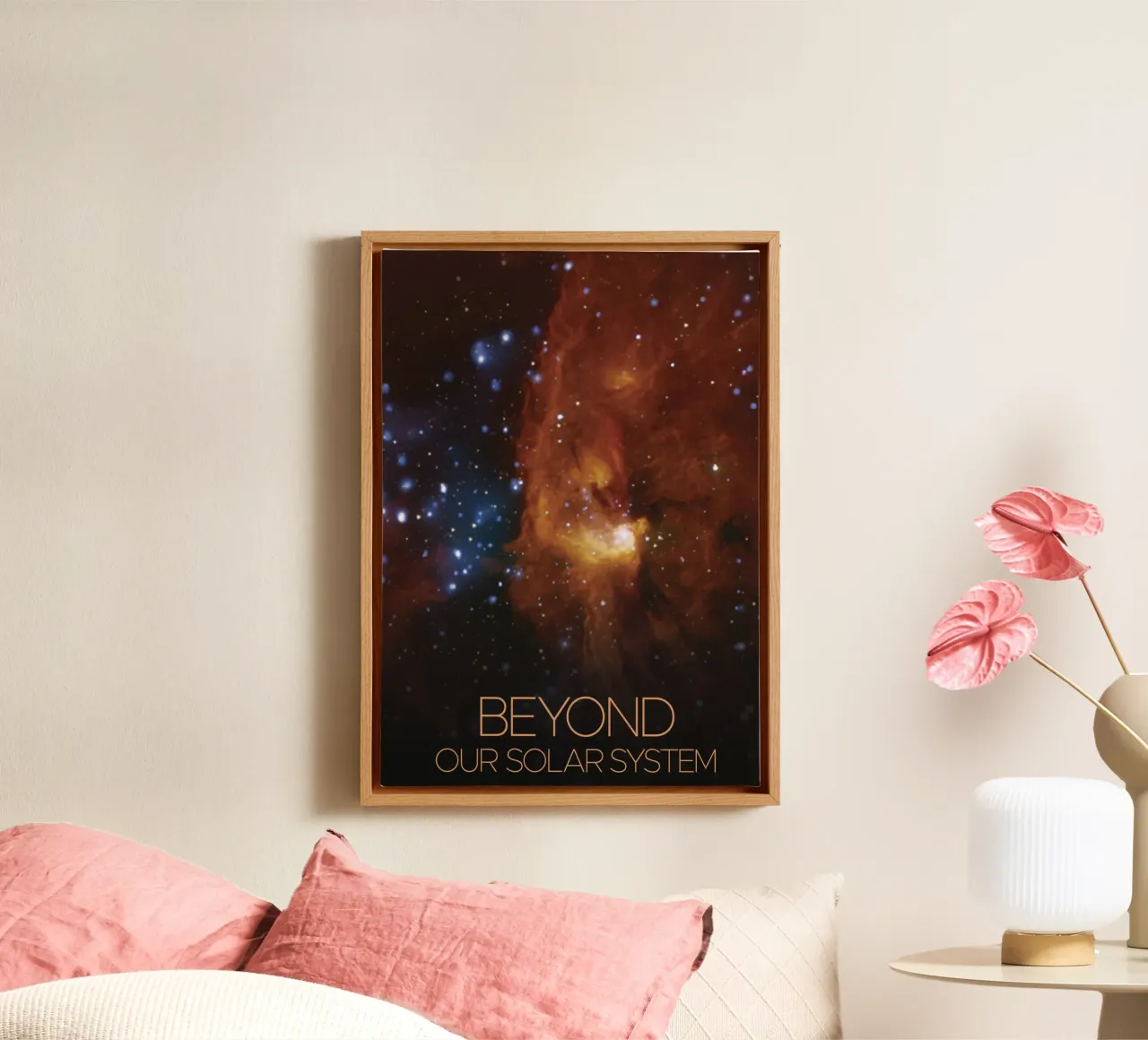 NASA-ruimteposter canvas met Baklijst van 🎁 ARTVI-SHOP