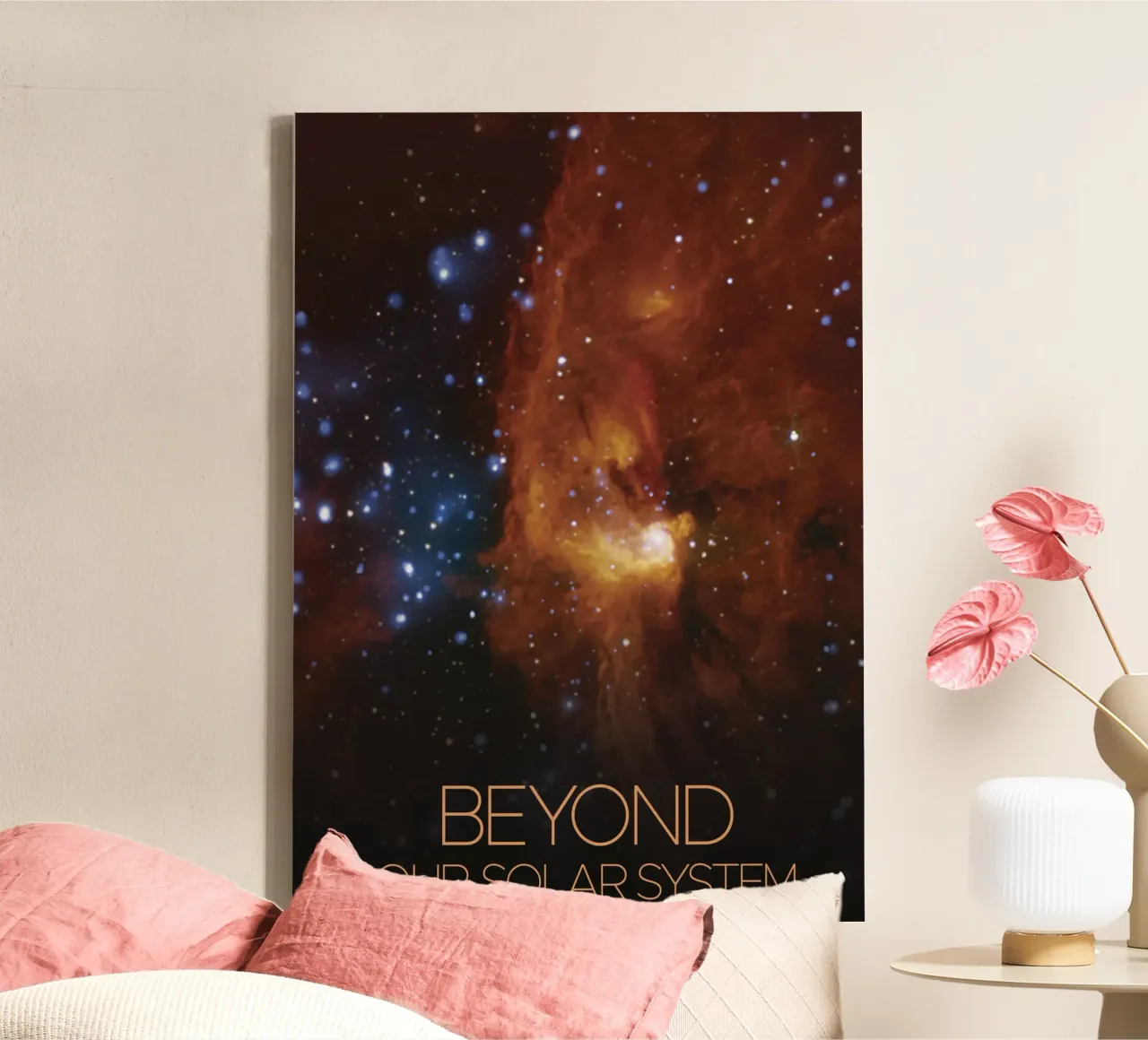 NASA-ruimteposter canvas met Baklijst van 🎁 ARTVI-SHOP
