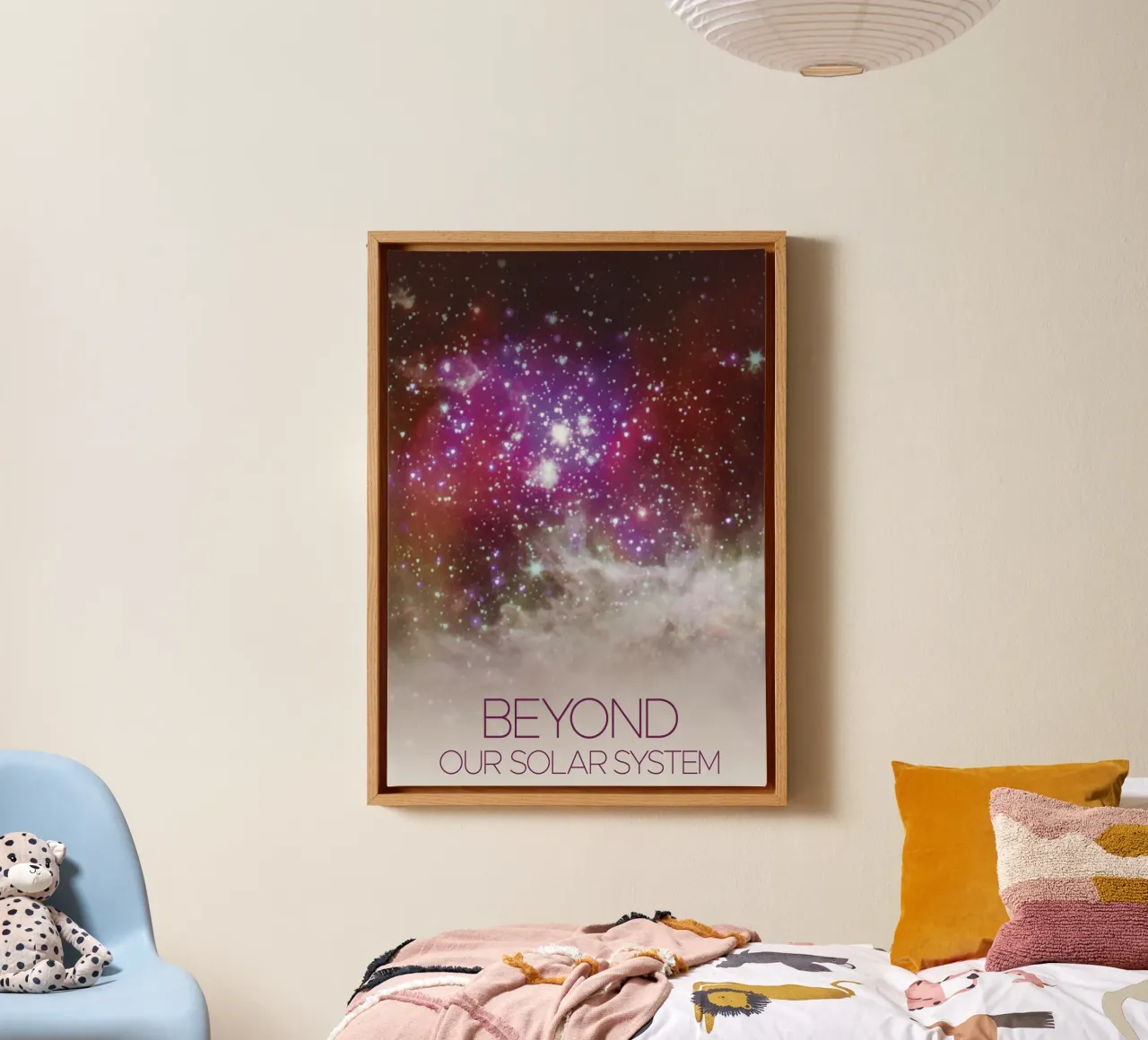 NASA-ruimteposter canvas met Baklijst van 🎁 ARTVI-SHOP