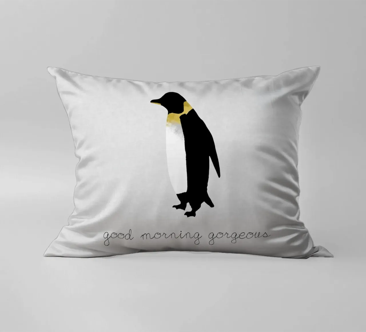 Coppia Citazione Penguin II cuscino da Orara Studio