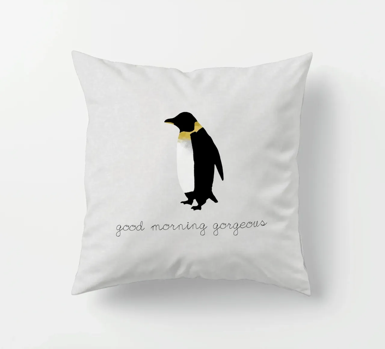 Coppia Citazione Penguin II cuscino da Orara Studio