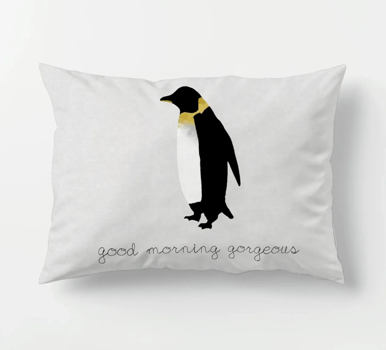 Coppia Citazione Penguin II cuscino da Orara Studio