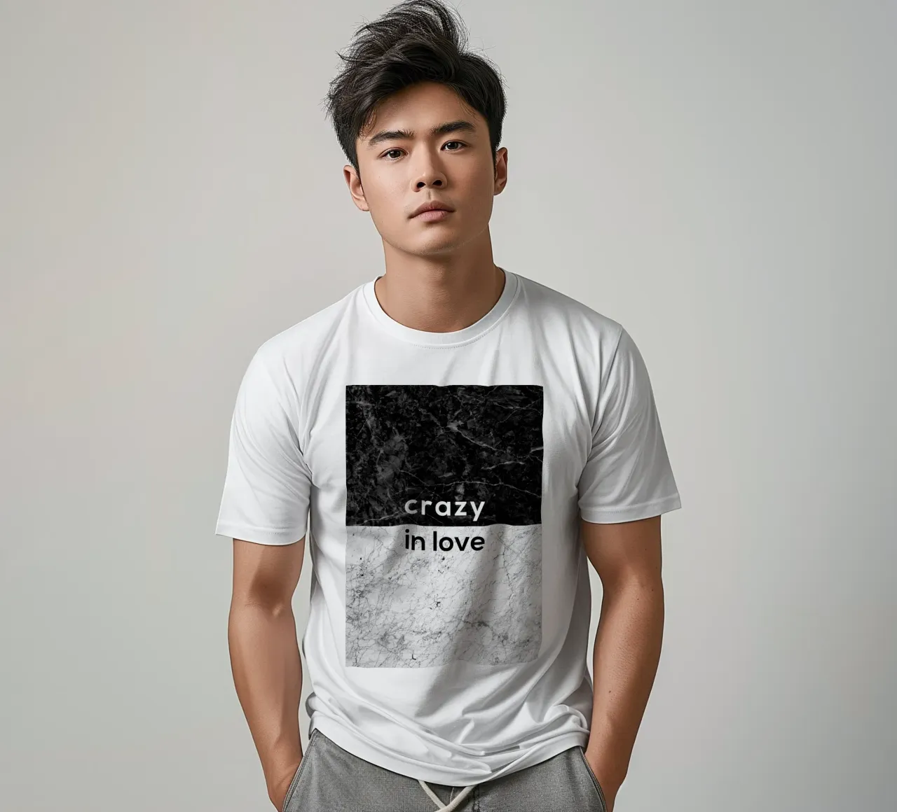 Verrückt in Liebe Zitat T-Shirt von Orara Studio