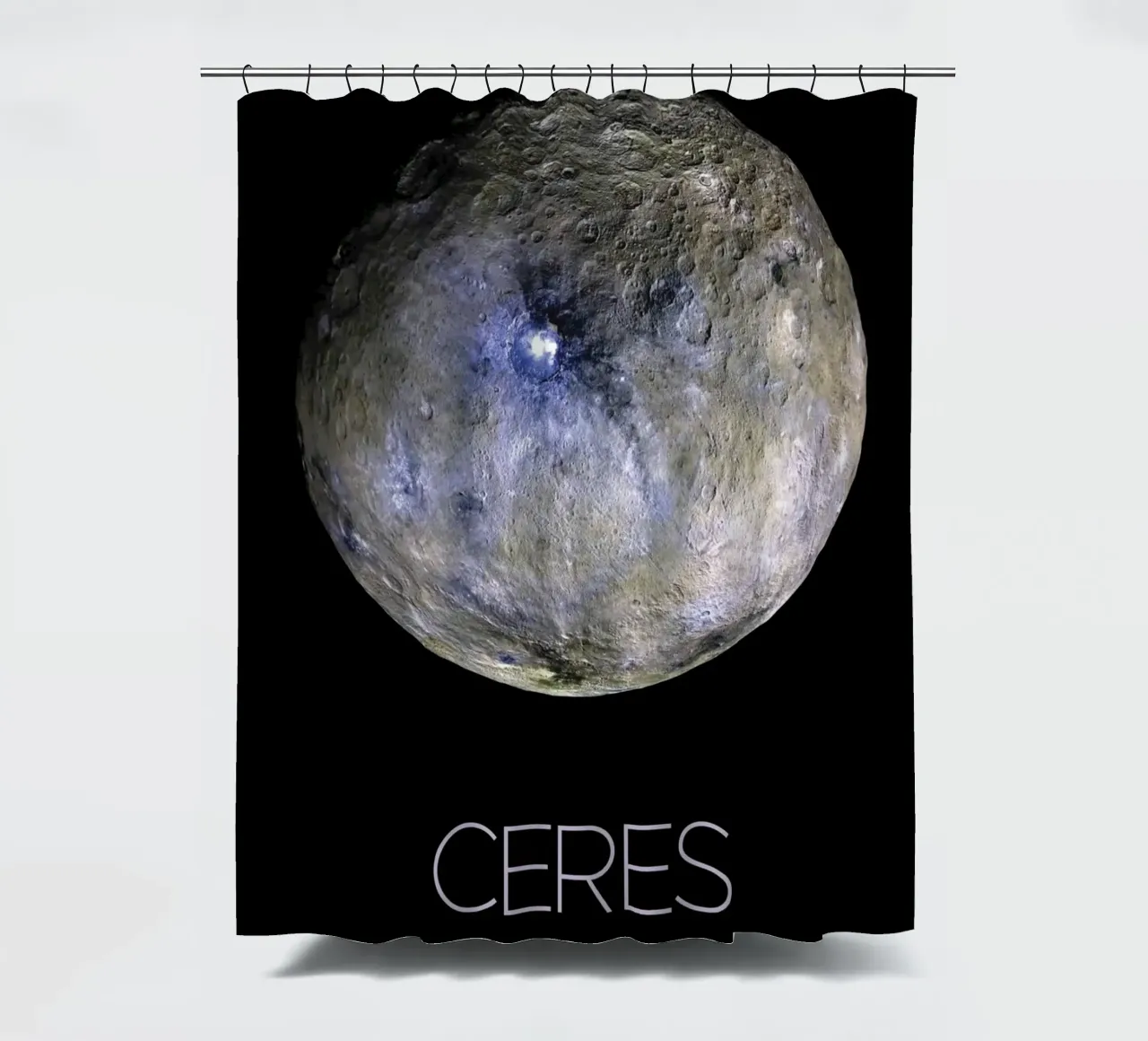 NASA space poster shower curtain by 🎁 ARTVI-SHOP