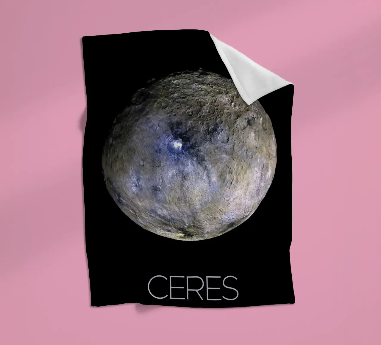 NASA space poster fleece blanket by 🎁 ARTVI-SHOP