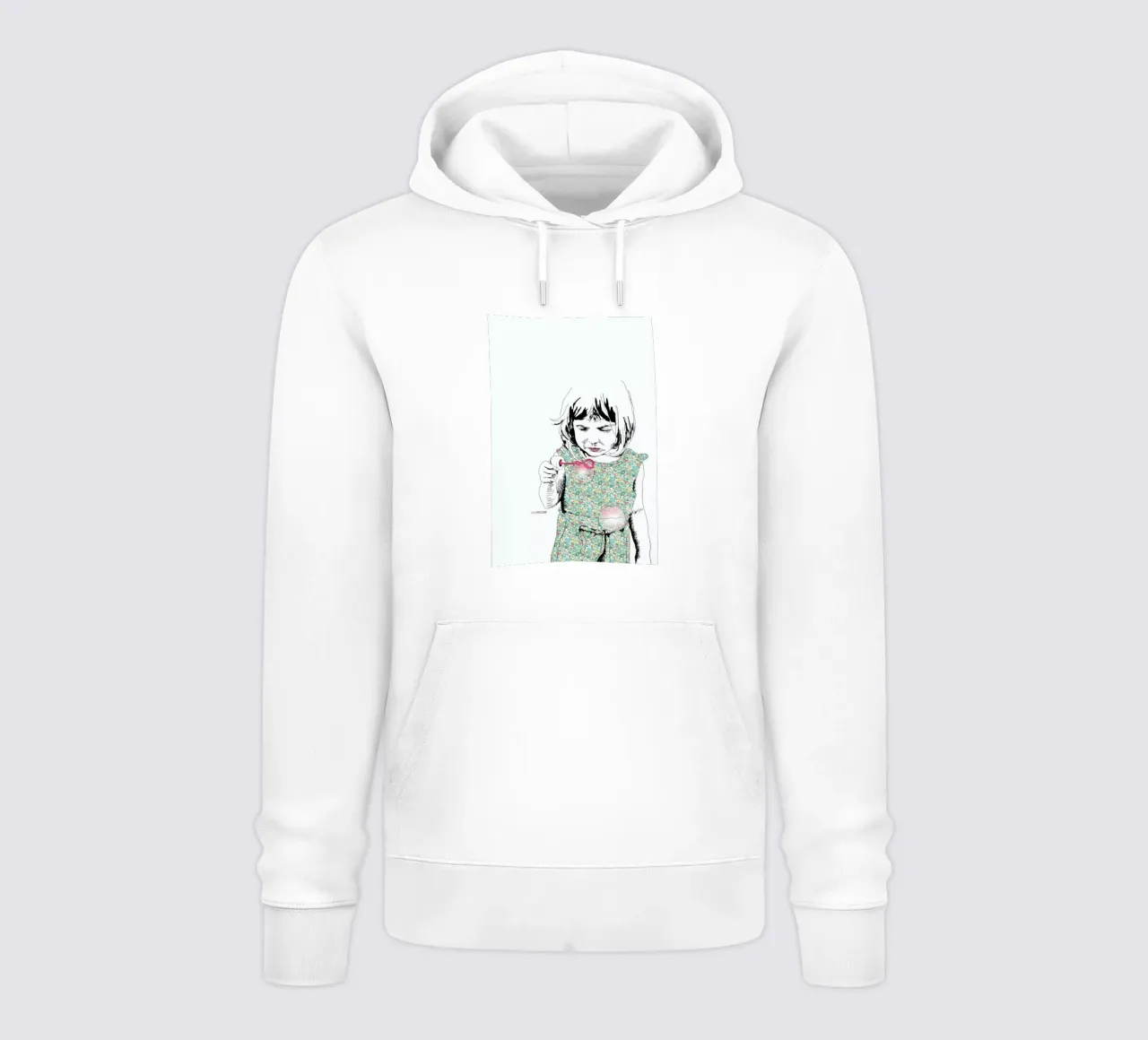 Bubble Girl felpa con cappuccio da La Belette Rose