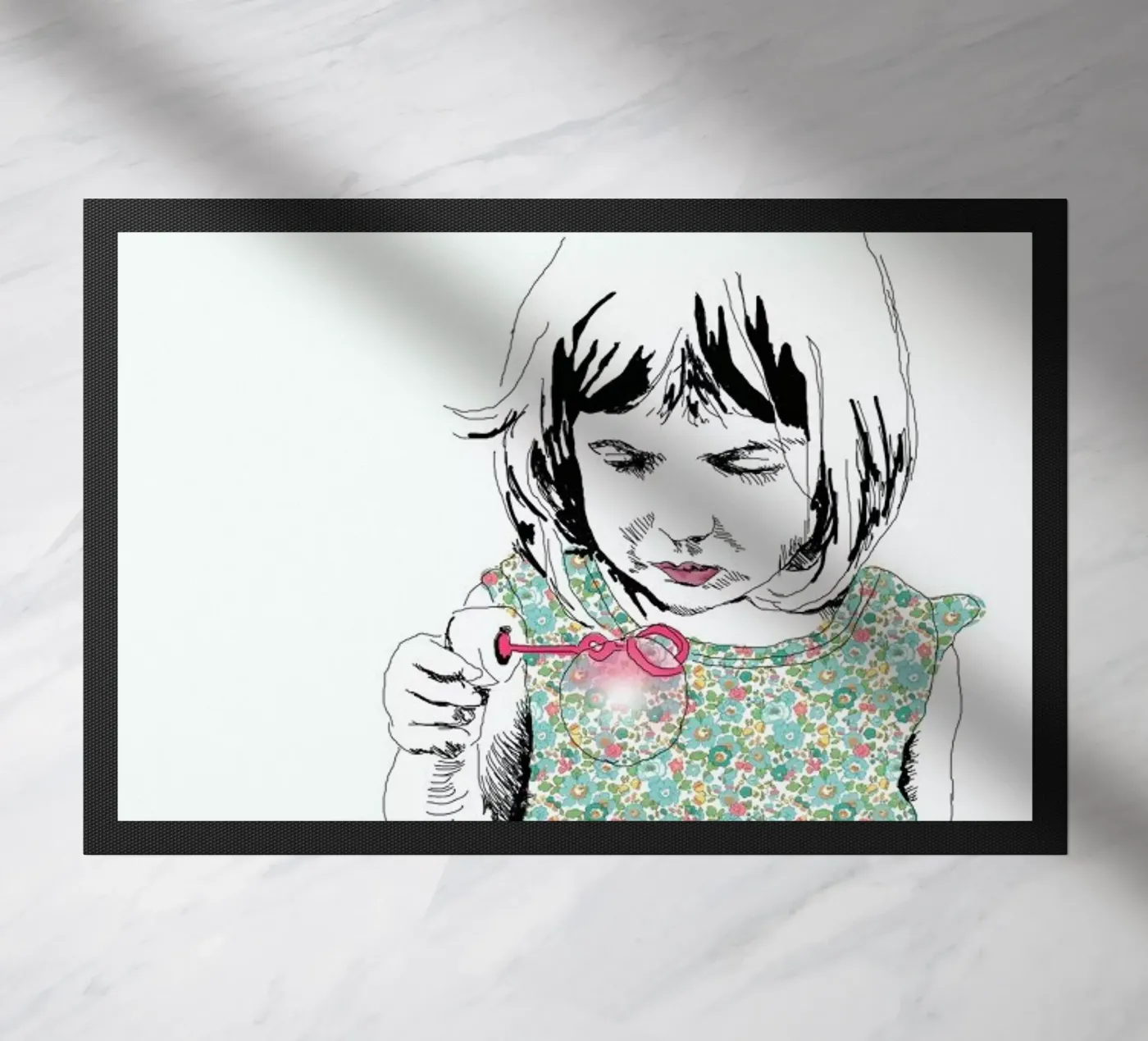 Bubble Girl zerbino da La Belette Rose