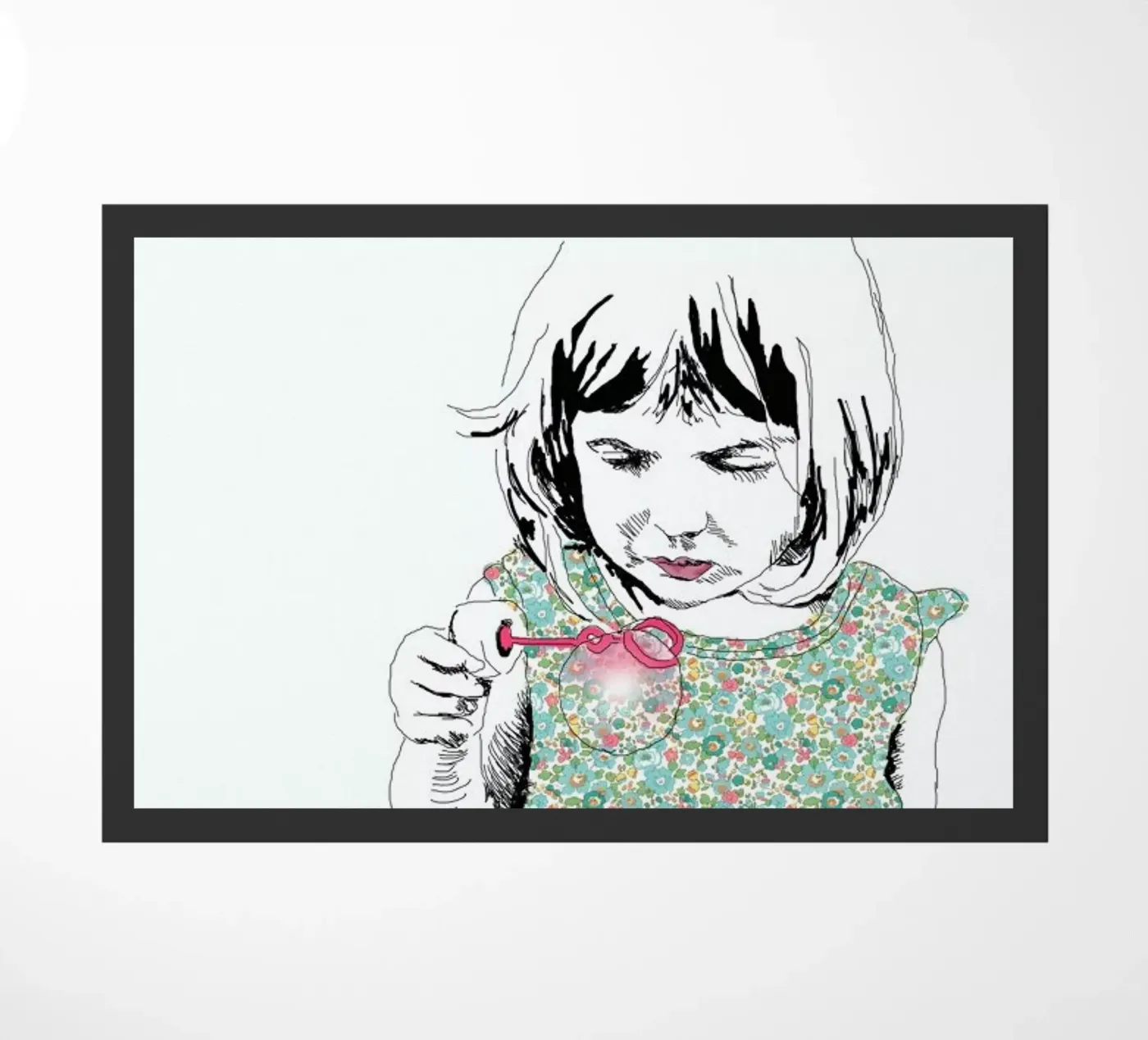 Bubble Girl zerbino da La Belette Rose