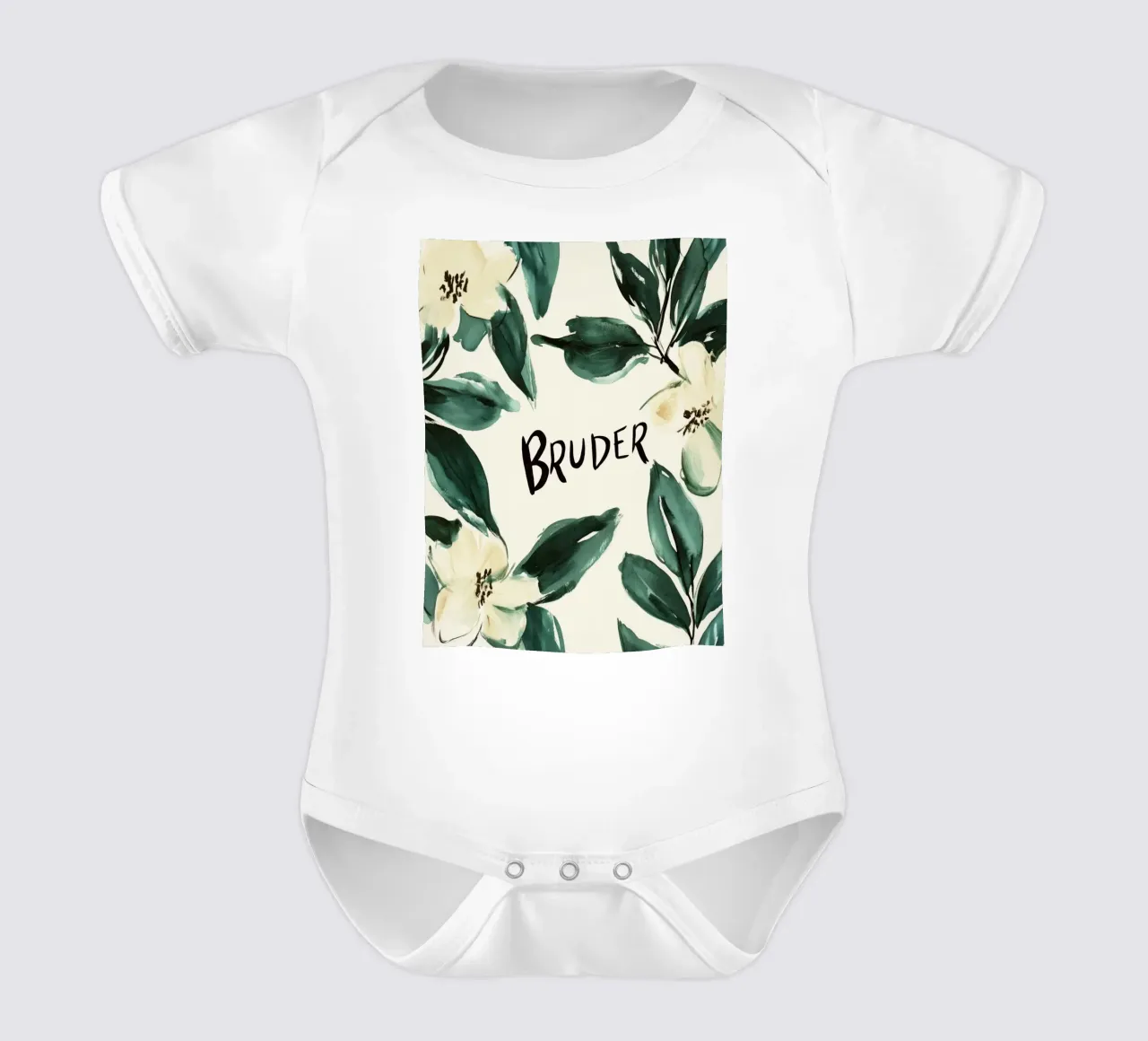 Bruder short-sleeve baby romper by treechild