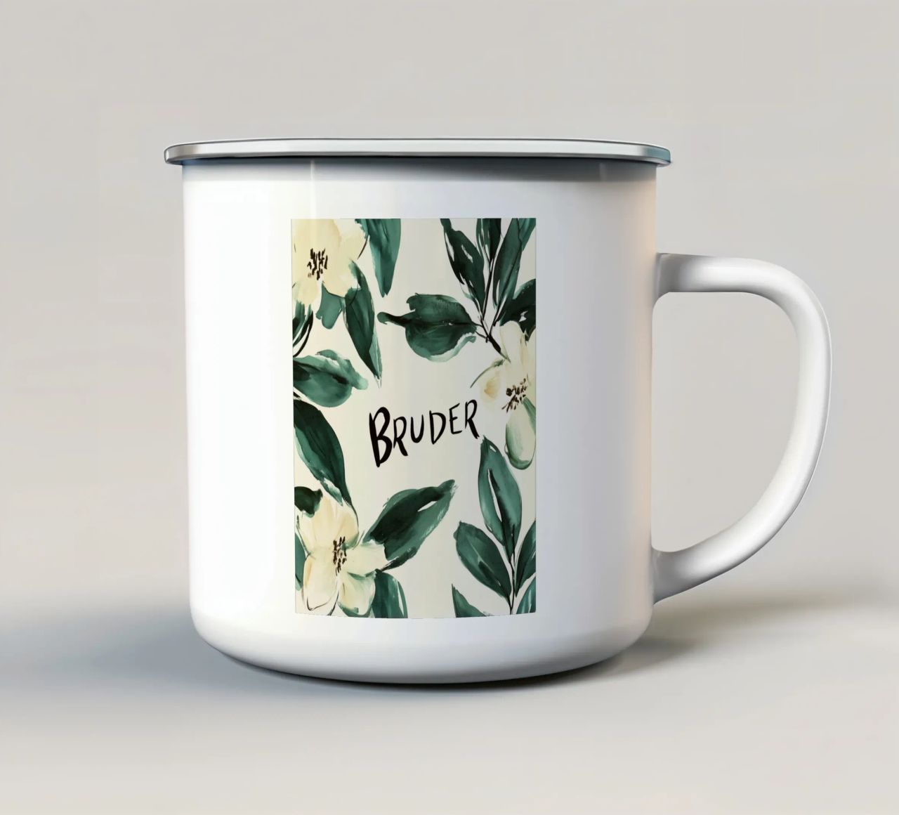 Bruder tazza in smalto da treechild