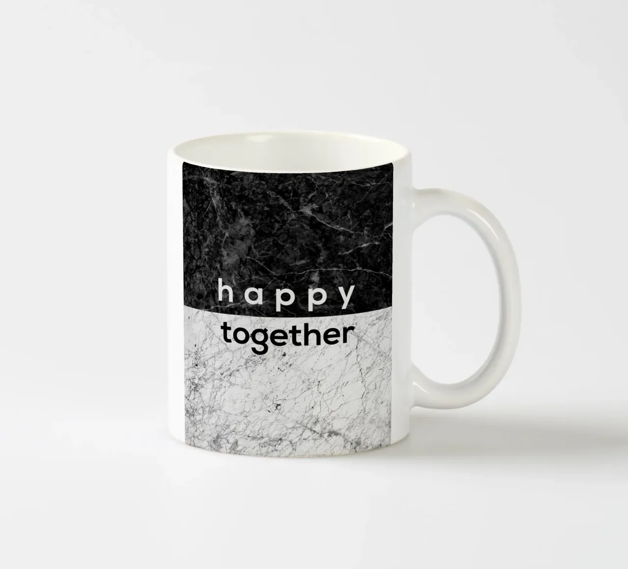 Coppie felici insieme Citazione tazza in ceramica da Orara Studio